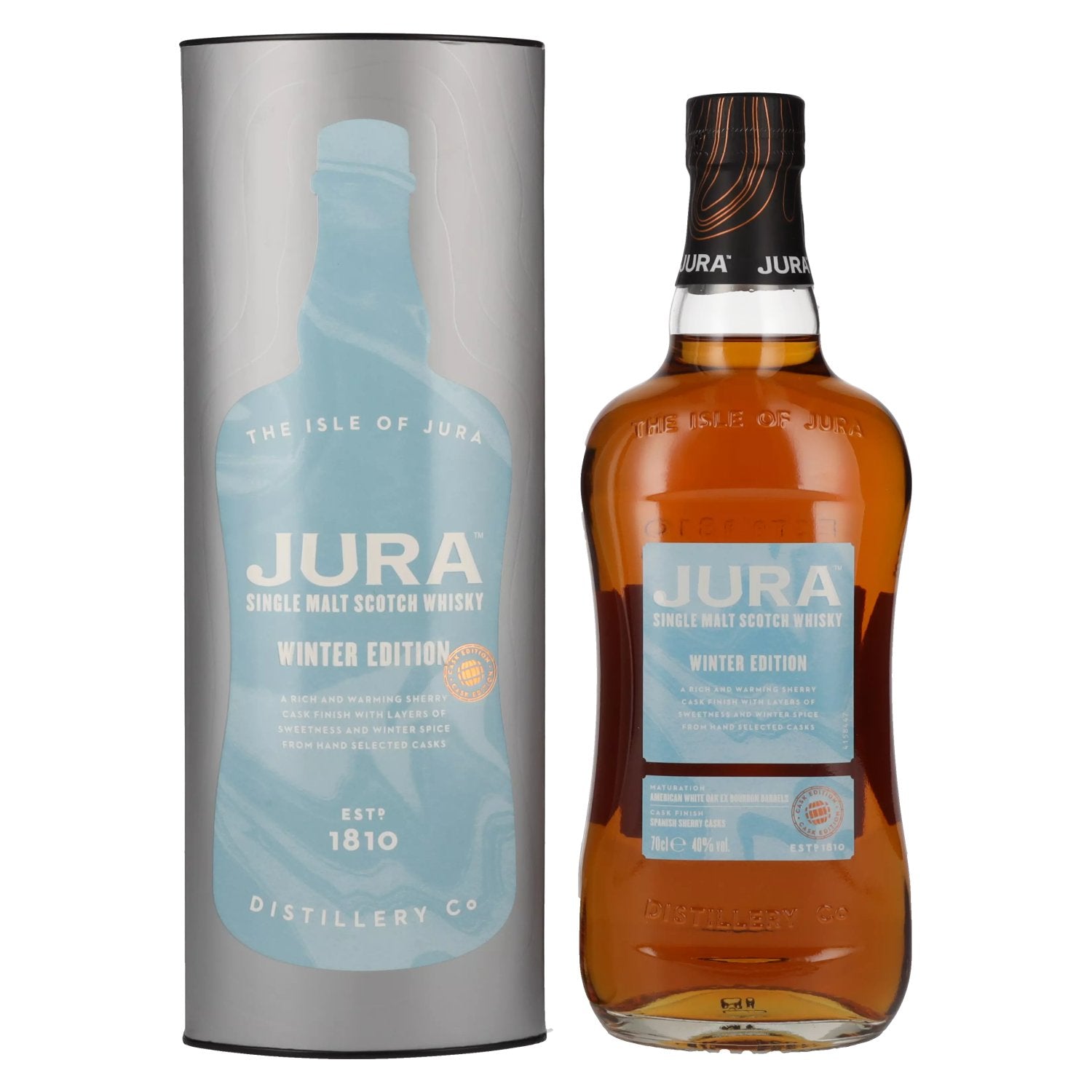 Jura Single Malt Scotch Whisky WINTER Edition 40% Vol. 0,7l in Giftbox