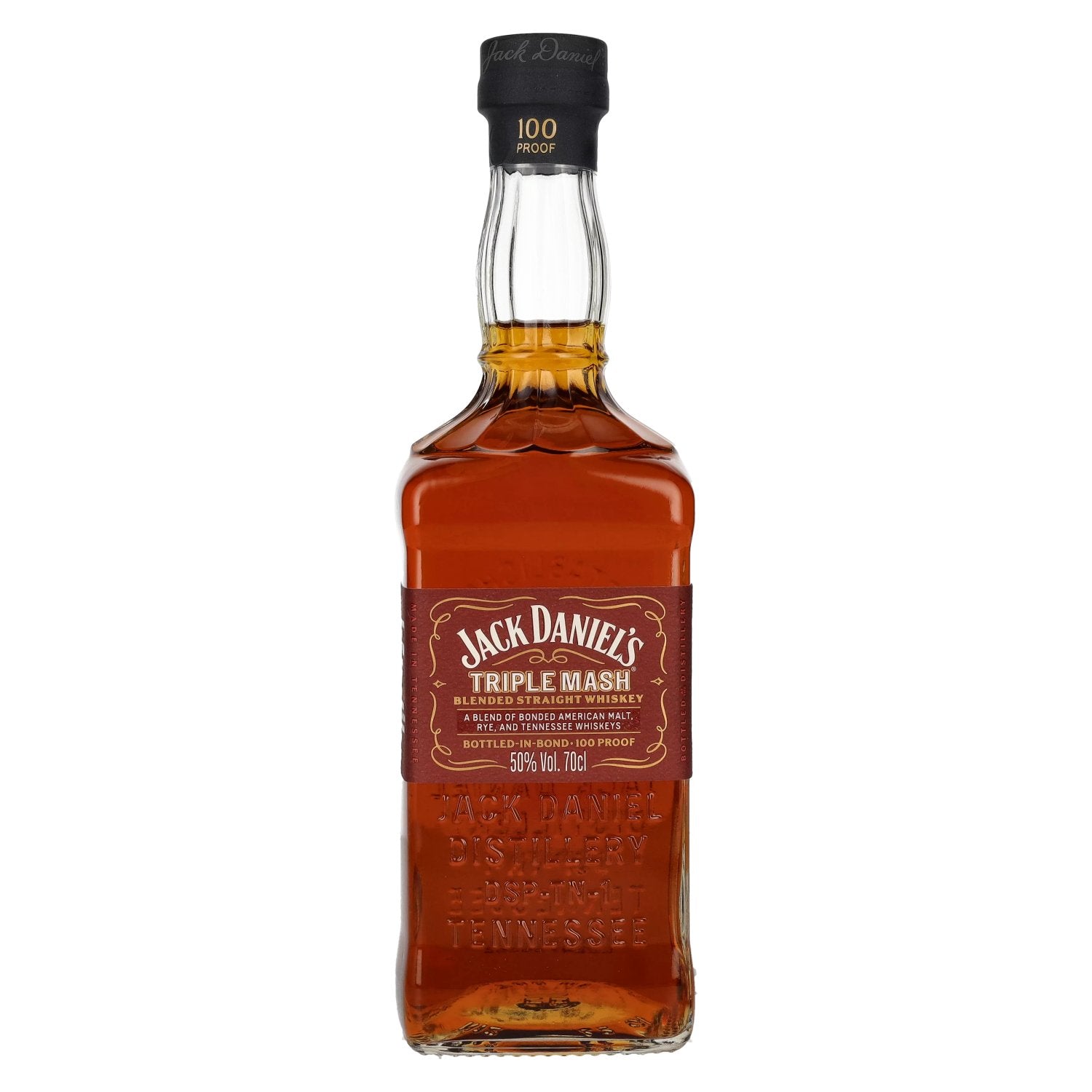 Jack Daniel's TRIPLE MASH Blended Straight Whiskey BOTTLED-IN-BOND 50% Vol. 0,7l