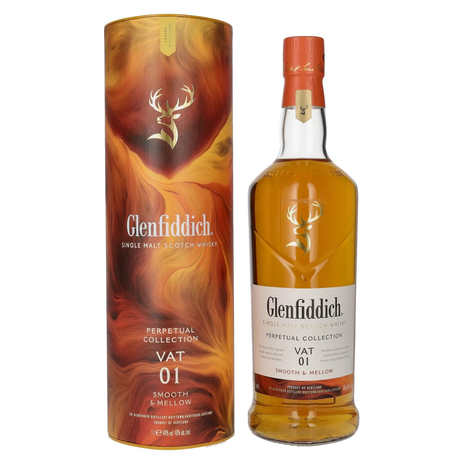 Glenfiddich Perpetual Collection VAT 01 Smooth & Mellow 40% Vol. 1l in Giftbox