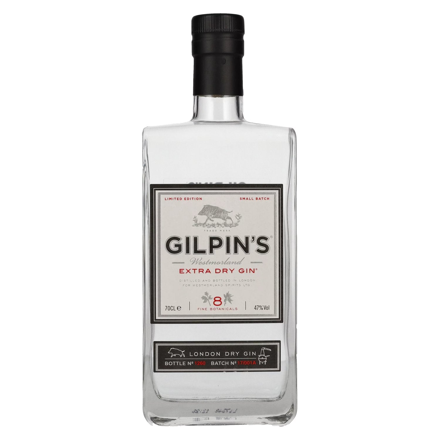 Gilpin's Westmorland Extra Dry Gin Limited Editon 47% Vol. 0,7l