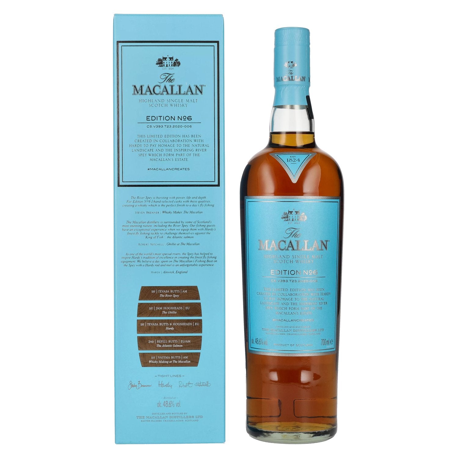 The Macallan EDITION NÂ° 6 Highland Single Malt 48,6% Vol. 0,7l in Giftbox