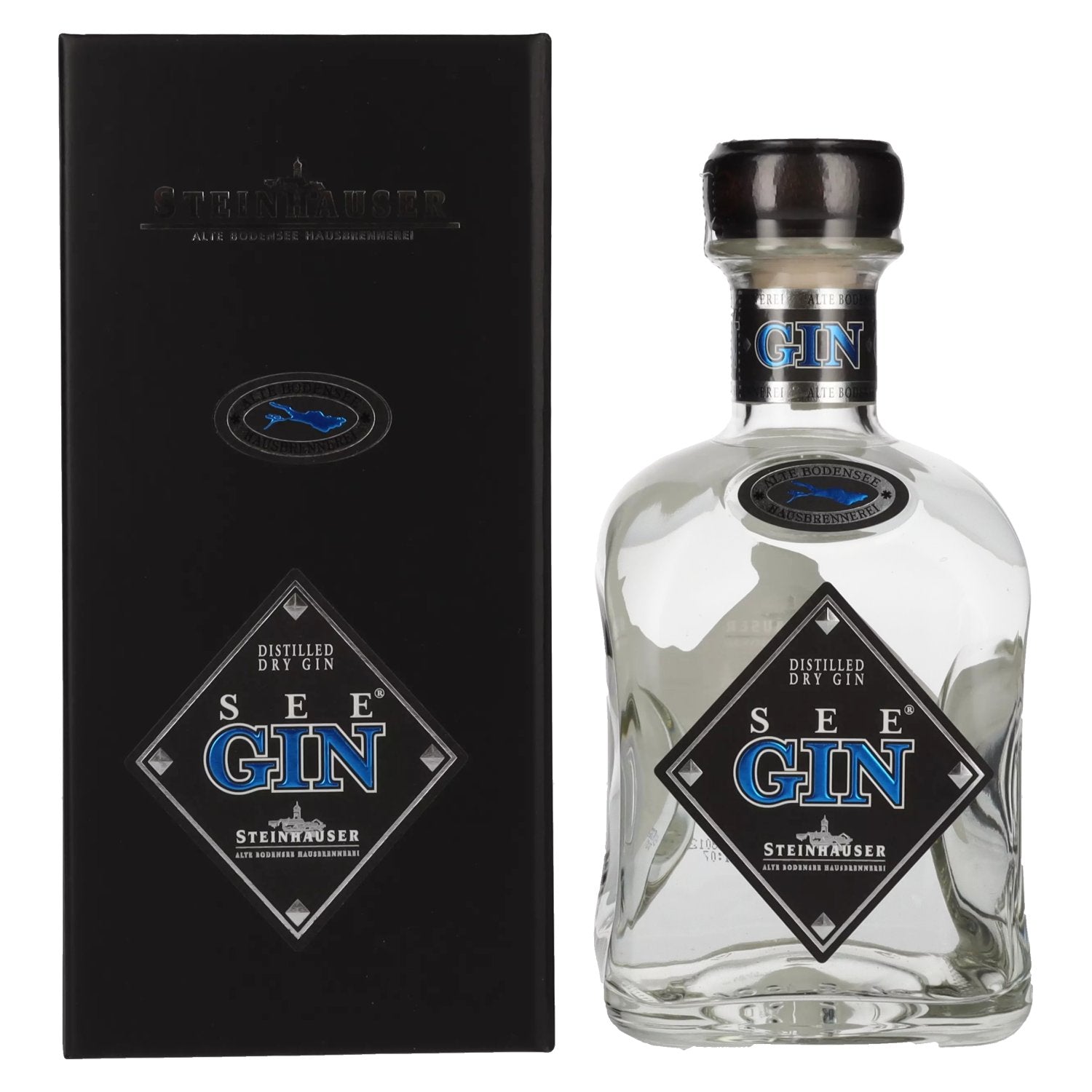 Steinhauser SeeGin BLUE Distilled Dry Gin 48% Vol. 0,7l in Giftbox