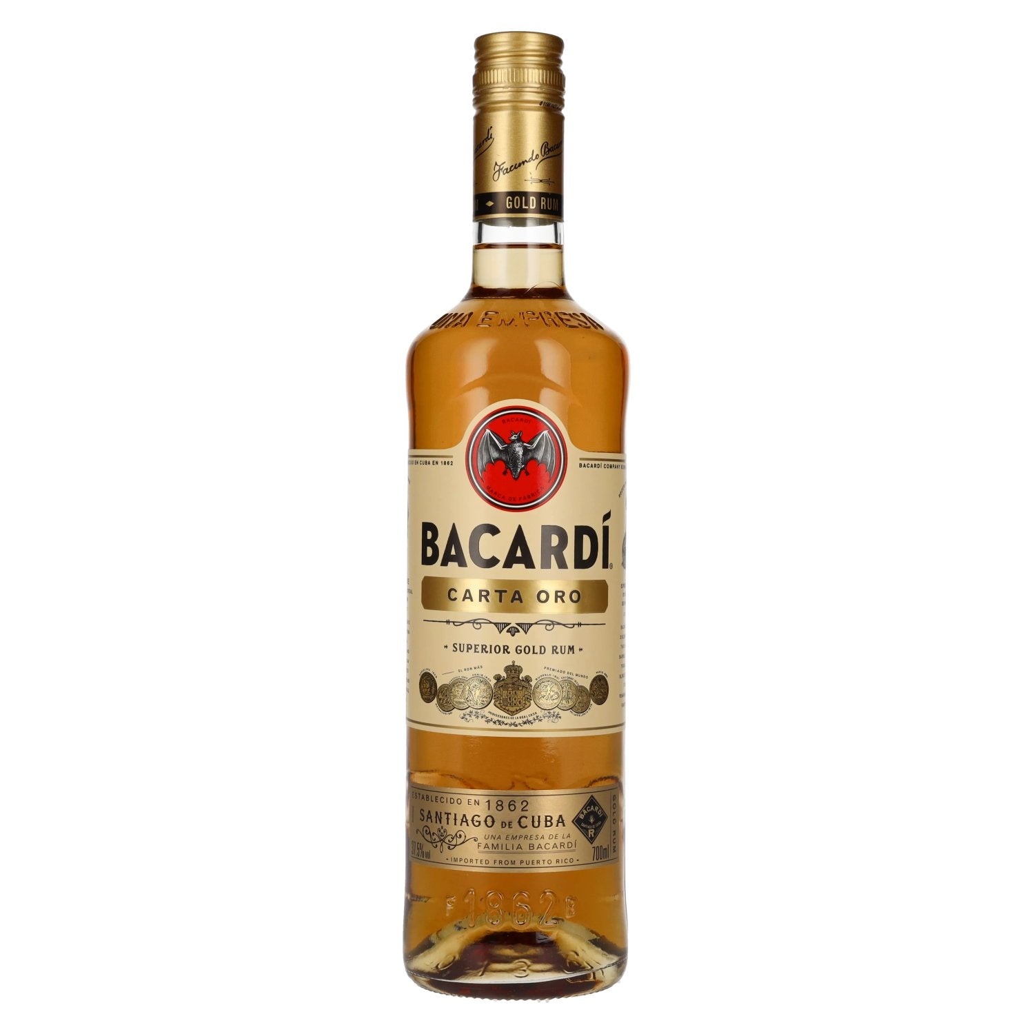 Bacardi Carta Oro 37,5% Vol. 0,7l