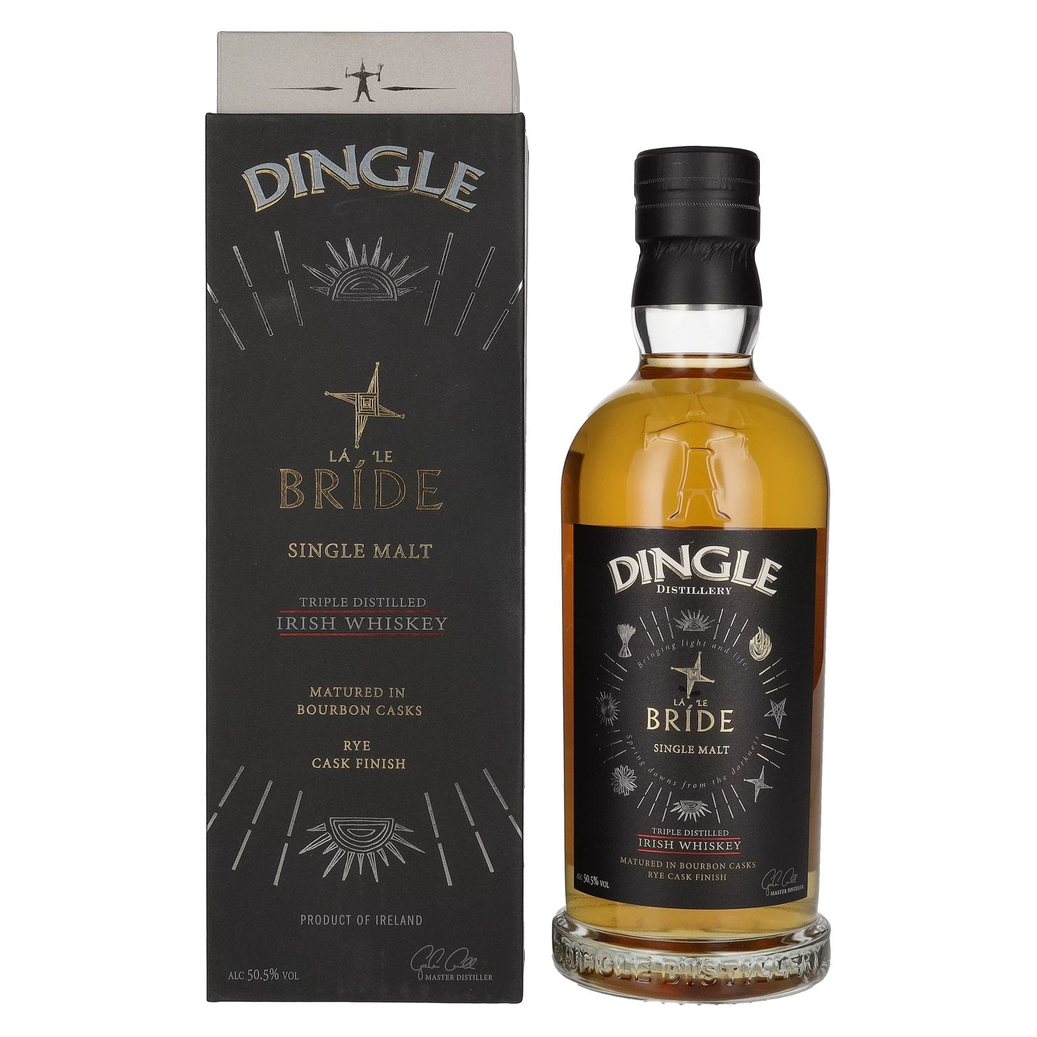 Dingle LA 'LE BRIDE Single Malt Irish Whiskey Triple Distilled 50,5% Vol. 0,7l in Giftbox