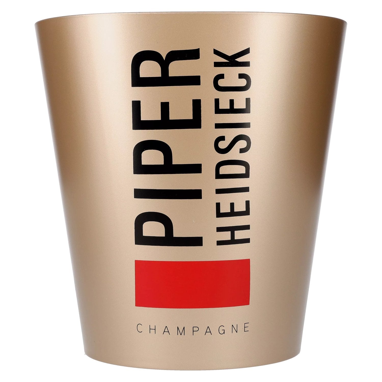 Piper-Heidsieck Champagne Champagnerkuehler Kunststoff gold