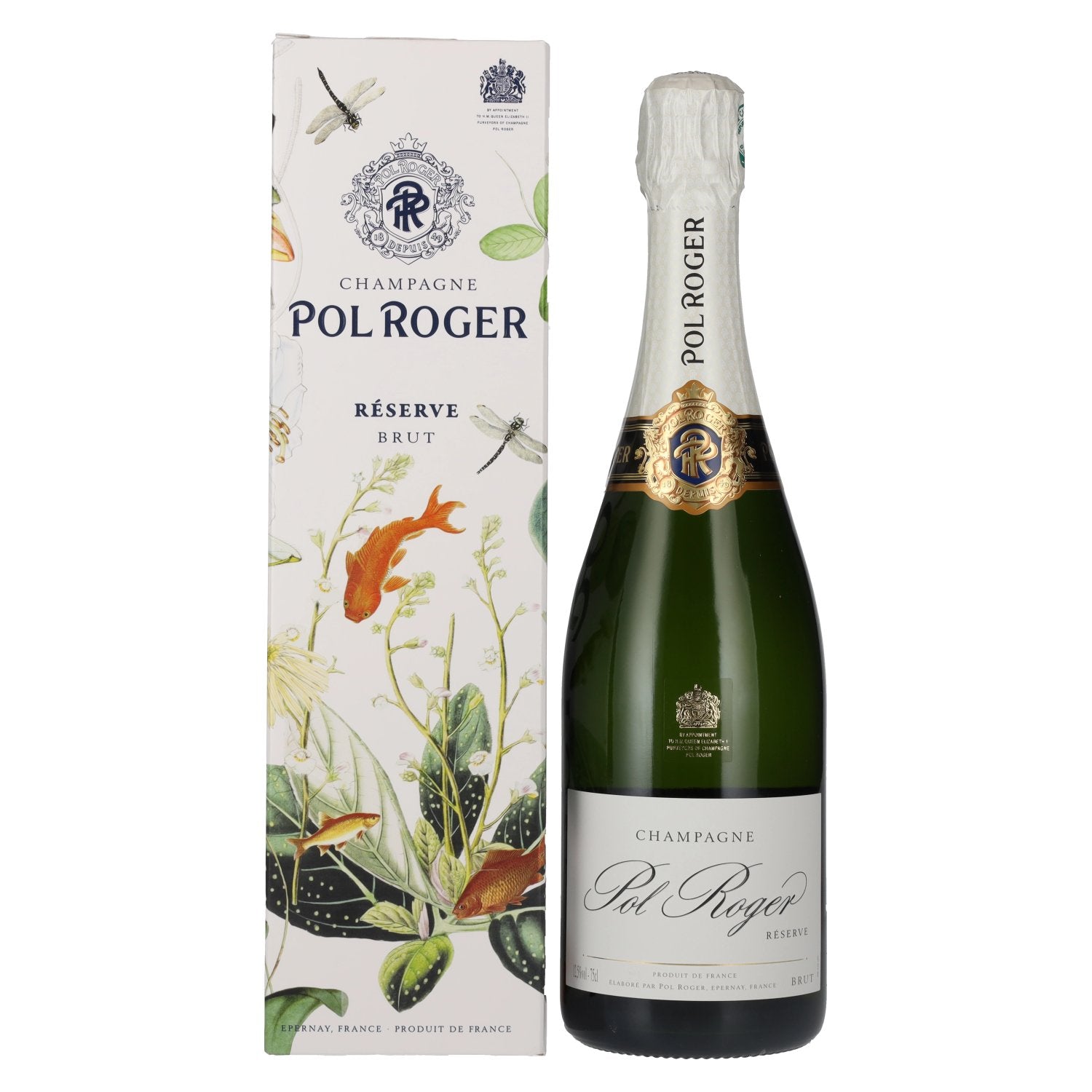 Pol Roger Champagne Reserve Brut 12,5% Vol. 0,75l in Giftbox