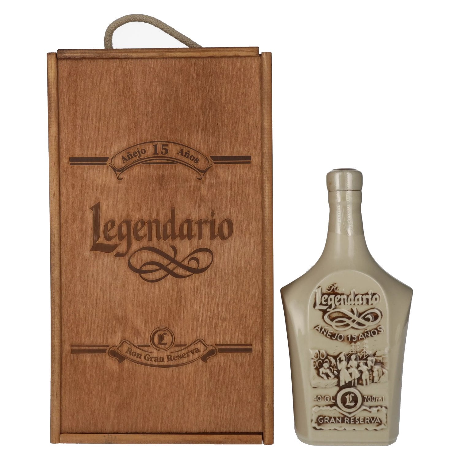 Legendario Ron Gran Reserva Anejo 15 Anos 40% Vol. 0,7l in Holzkiste