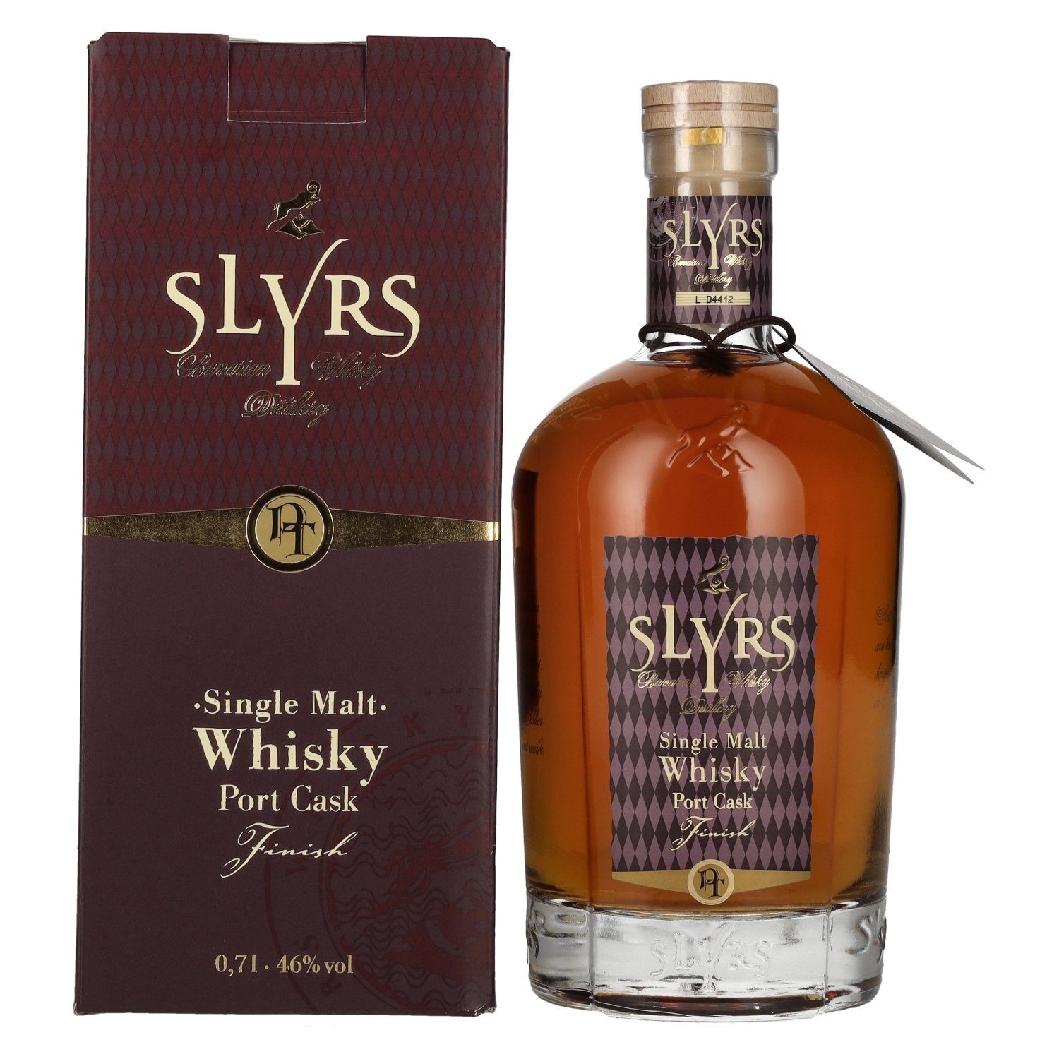 Slyrs Single Malt Whisky Port Fass Finish 46% Vol. 0,7l in Giftbox