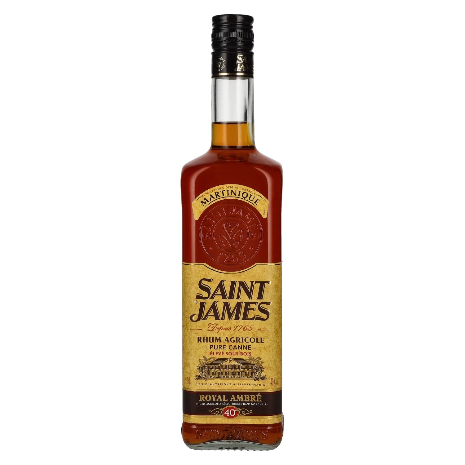 Saint James ROYAL AMBRE Rhum Agricole 40% Vol. 0,7l