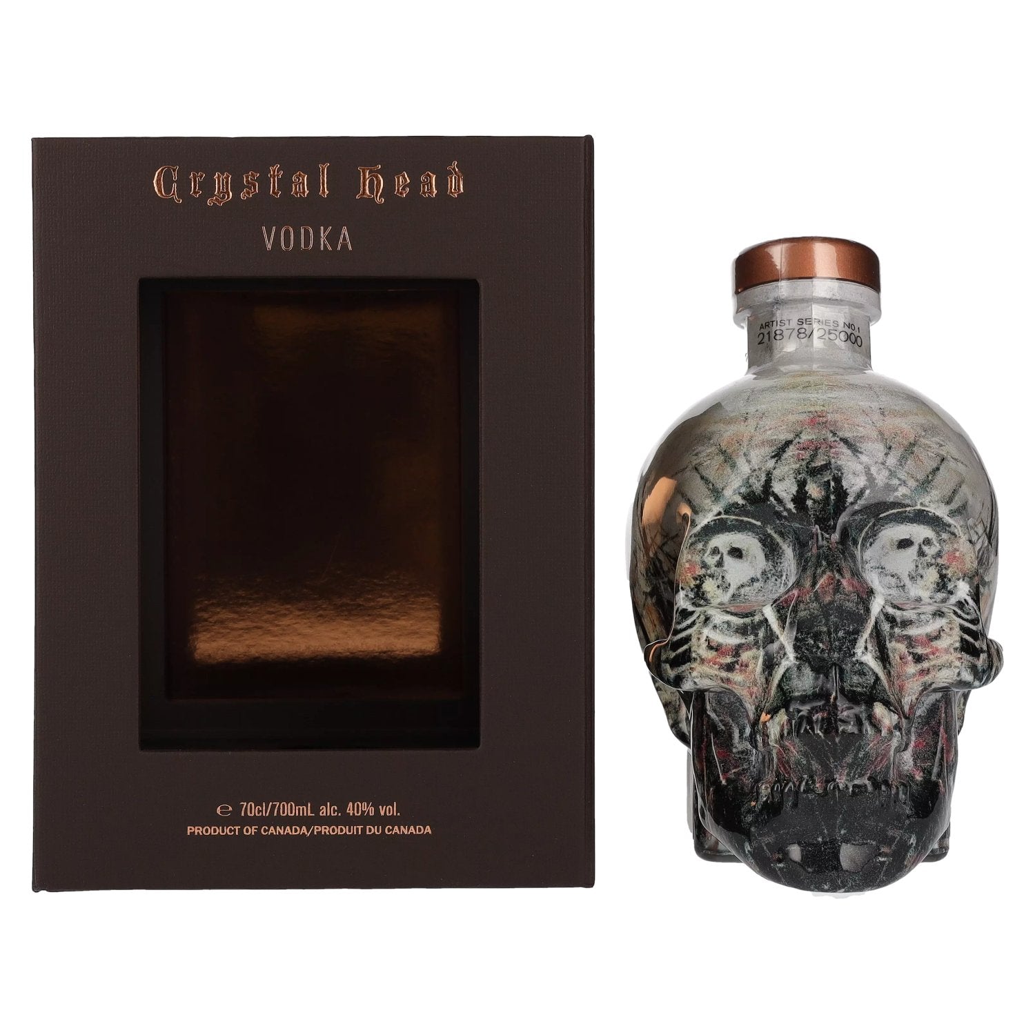 Crystal Head Vodka John Alexander Artist Series 40% Vol. 0,7l in Giftbox