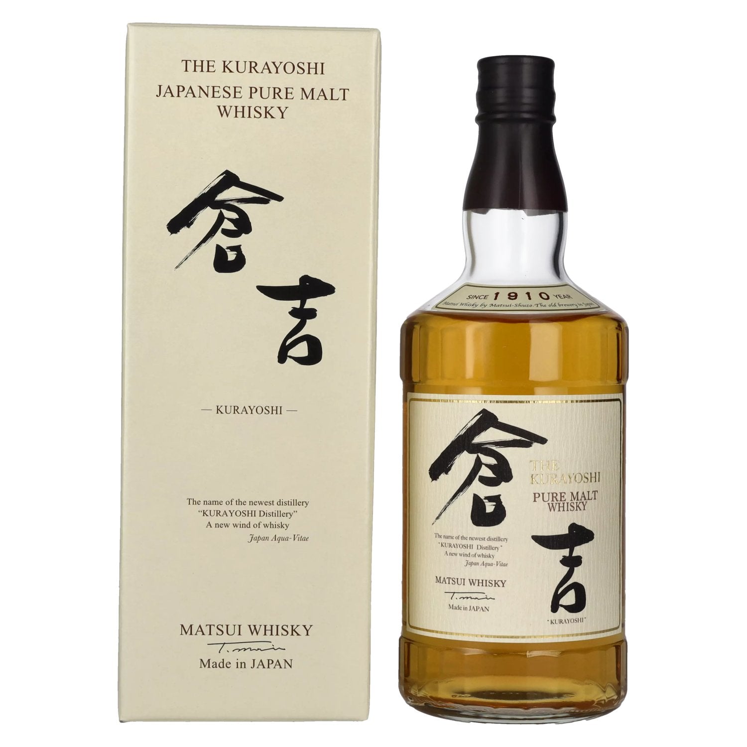 Matsui Whisky THE KURAYOSHI Pure Malt Whisky 43% Vol. 0,7l in Giftbox