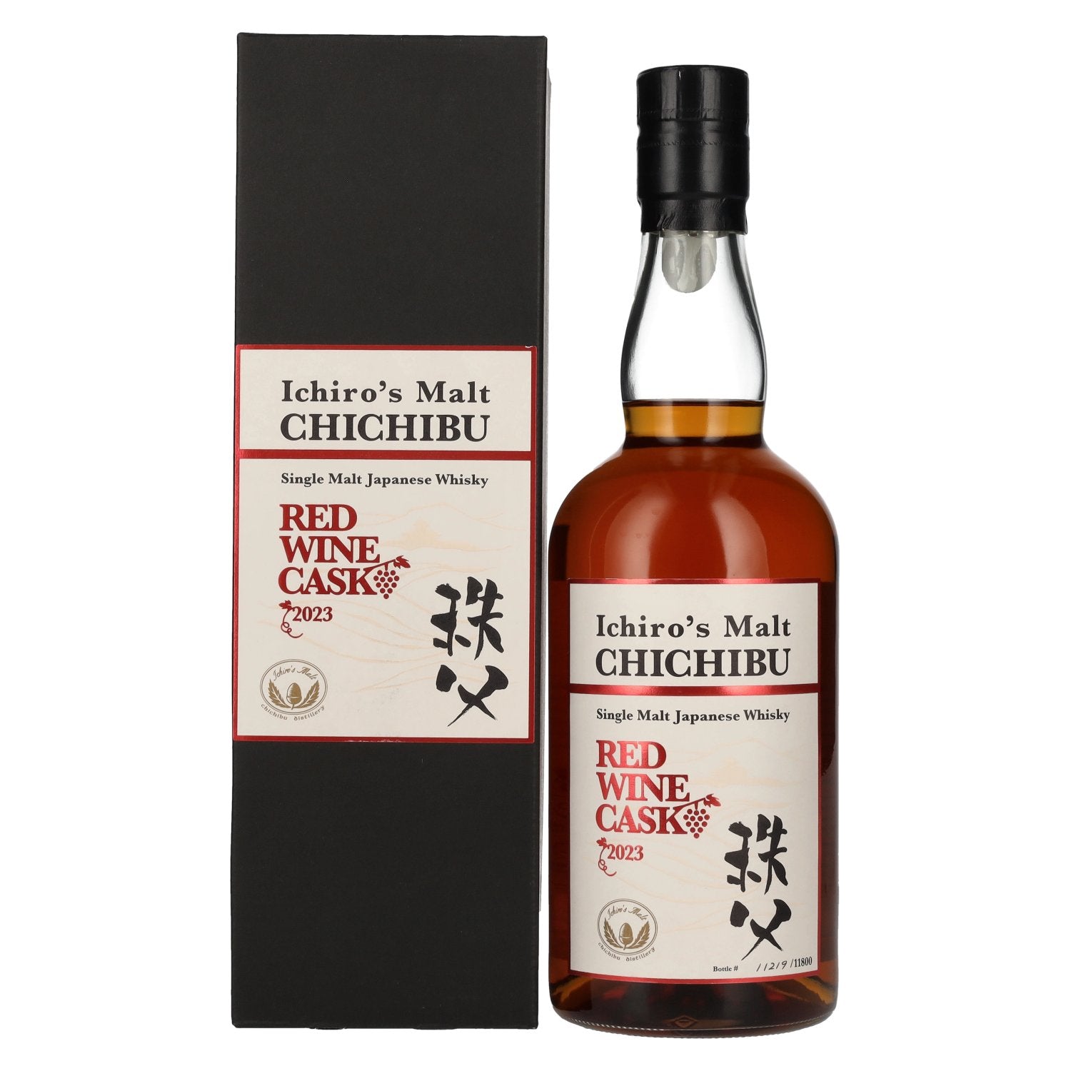 Chichibu Ichiro's Single Malt Red Wine Cask Japanese Whisky 2023 50,5% Vol. 0,7l in Giftbox