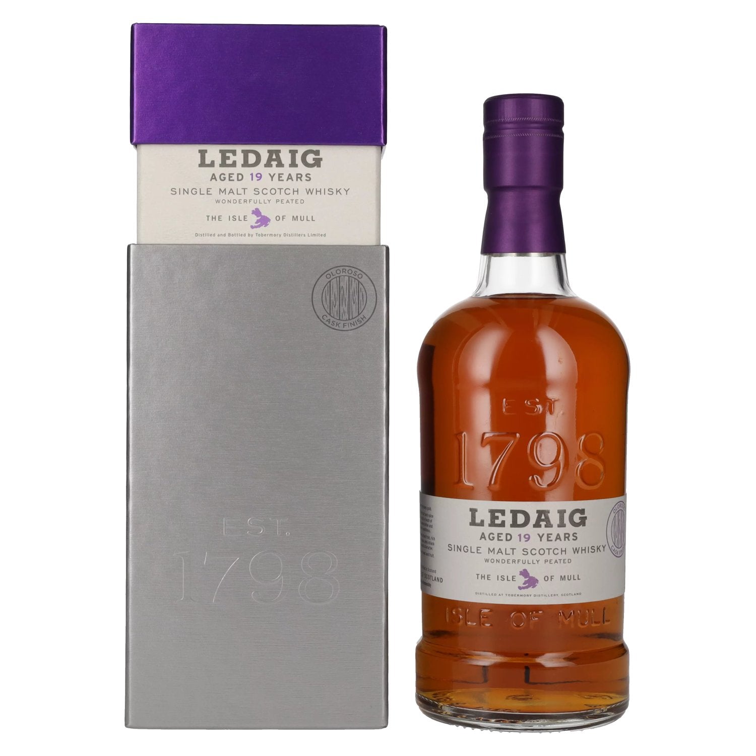 Ledaig 19 Years Old Single Malt OLOROSO Cask Finish 46,3% Vol. 0,7l in Giftbox