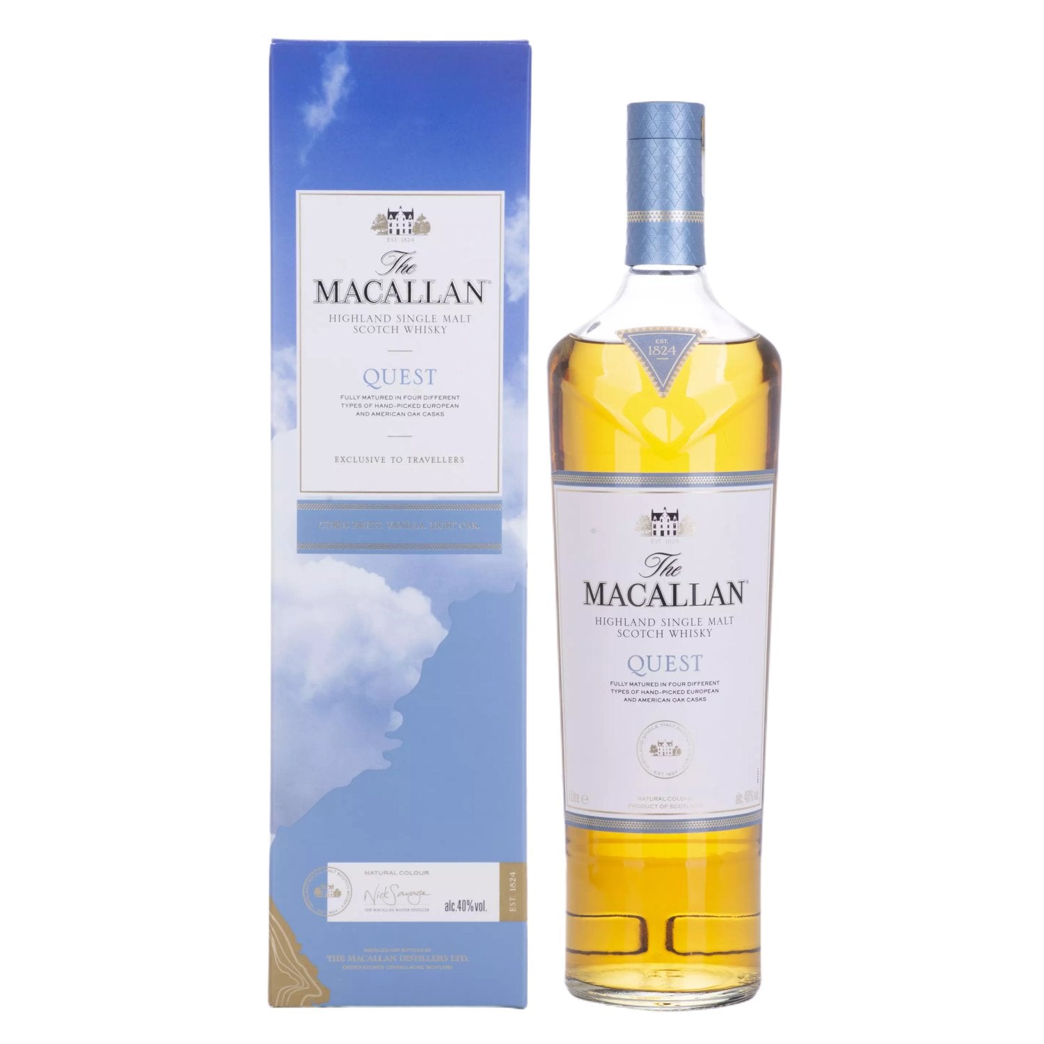 The Macallan QUEST Highland Single Malt 40% Vol. 1l in Giftbox