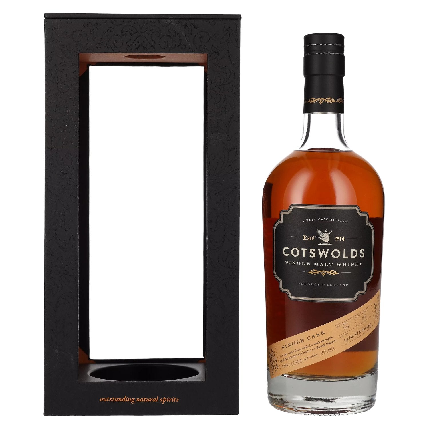 Cotswolds SINGLE CASK 5 Years Old Single Malt Whisky 60,6% Vol. 0,7l in Giftbox