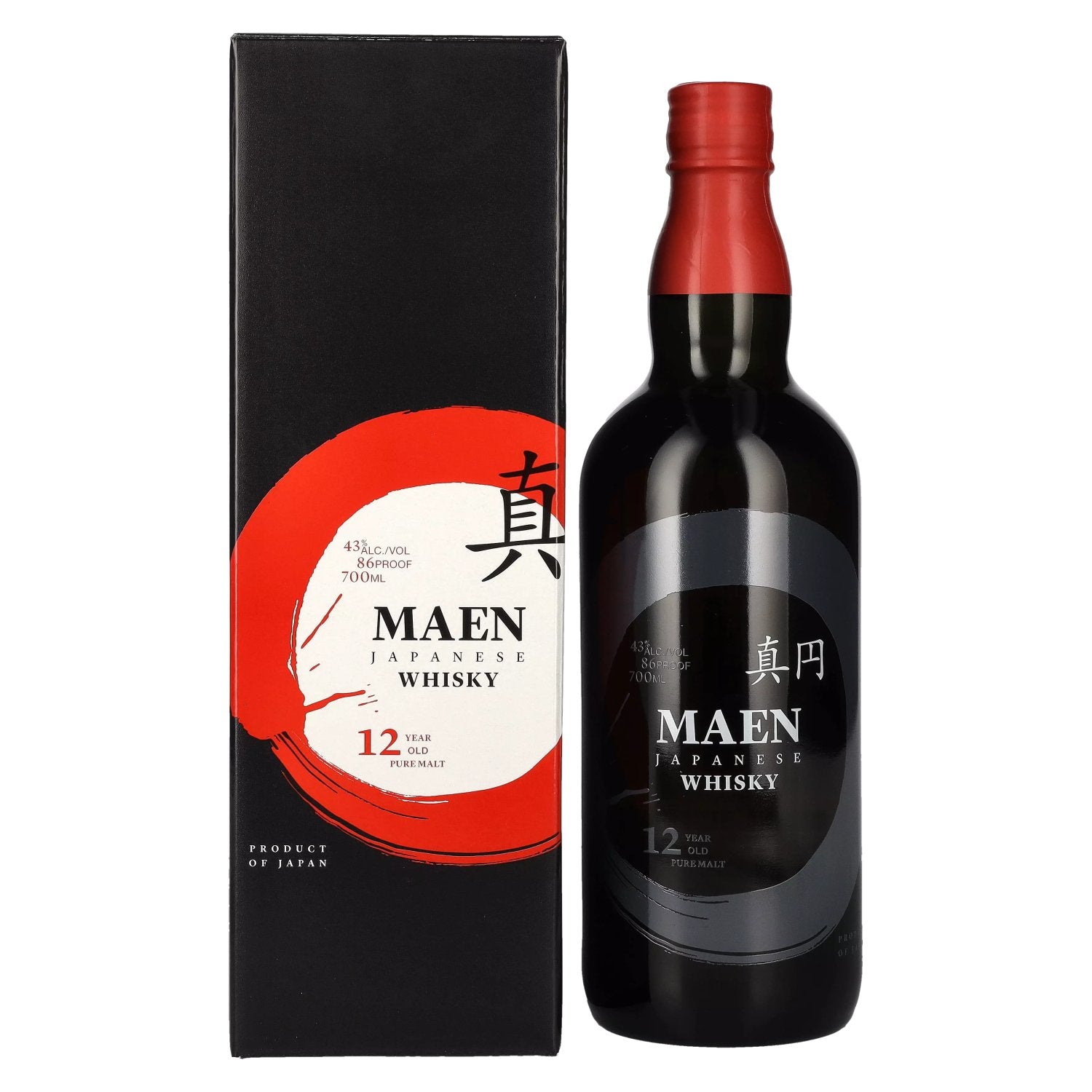 Maen The Perfect Circle 12 Years Old Whisky 43% Vol. 0,7l in Giftbox