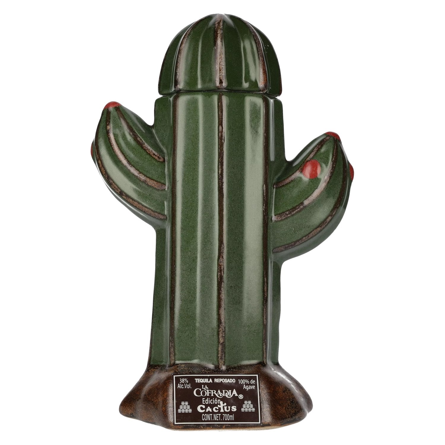 La Cofradia Tequila Reposado 100% de Agave Edicion CACTUS 38% Vol. 0,7l