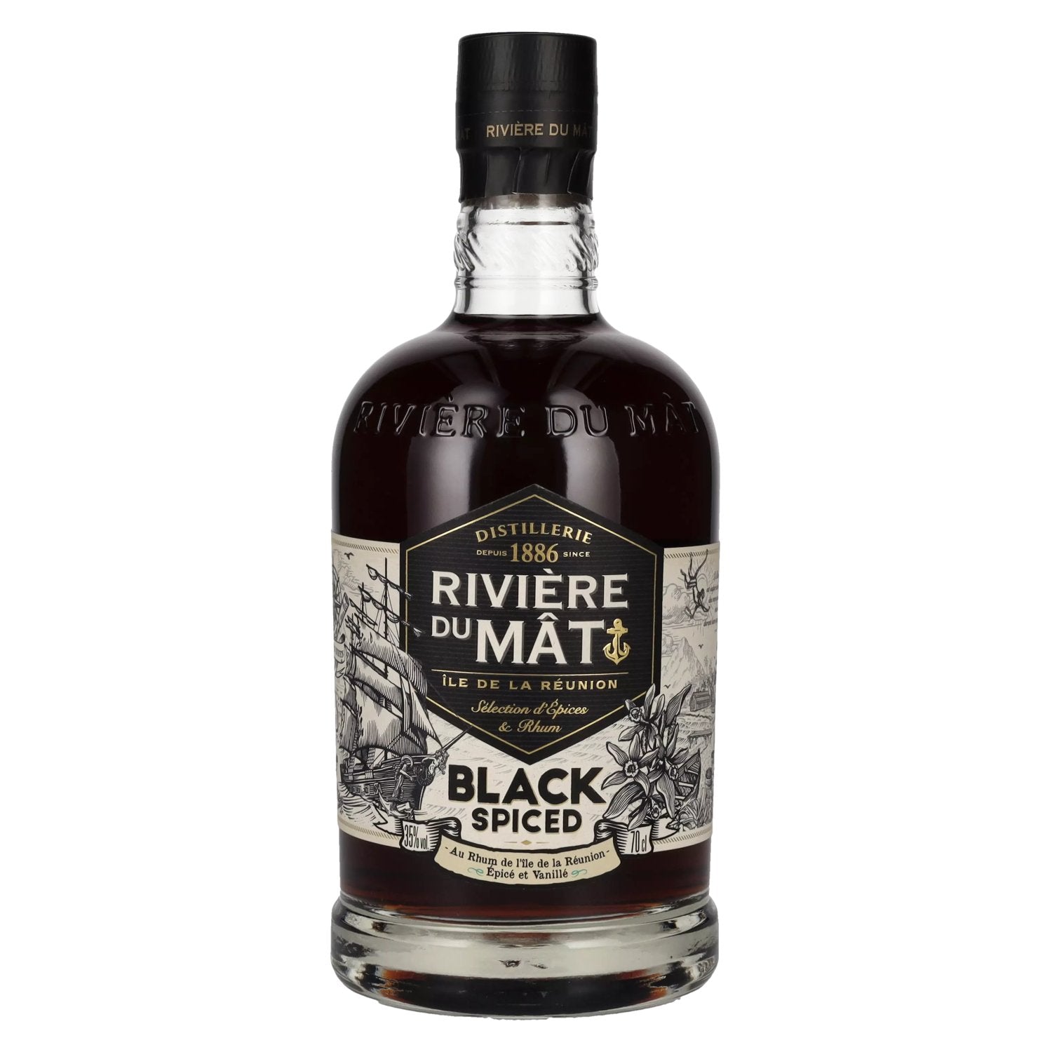 Riviere du Mat Black Spiced 35% Vol. 0,7l