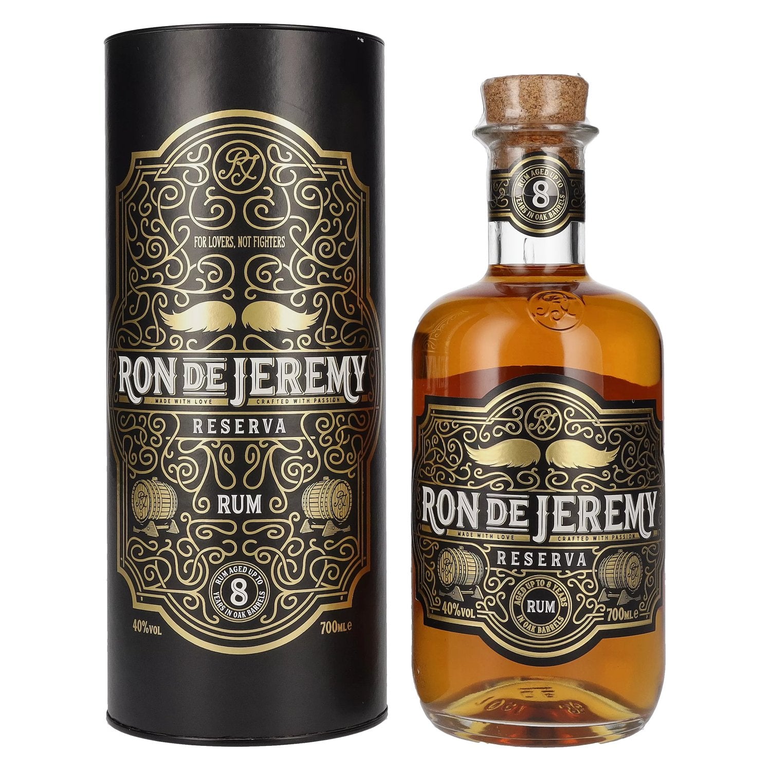 Ron de Jeremy RESERVA 8 Rum 40% Vol. 0,7l in Giftbox