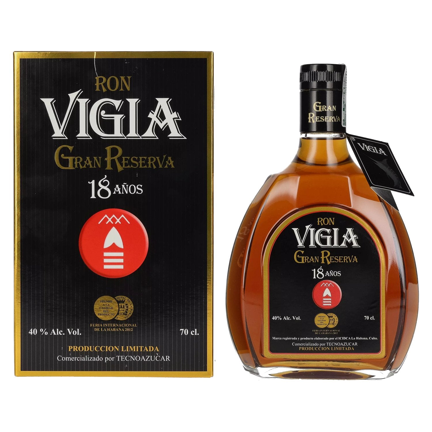 Ron Vigia Gran Reserva 18 Anos Produccion Limitada 40% Vol. 0,7l in Giftbox