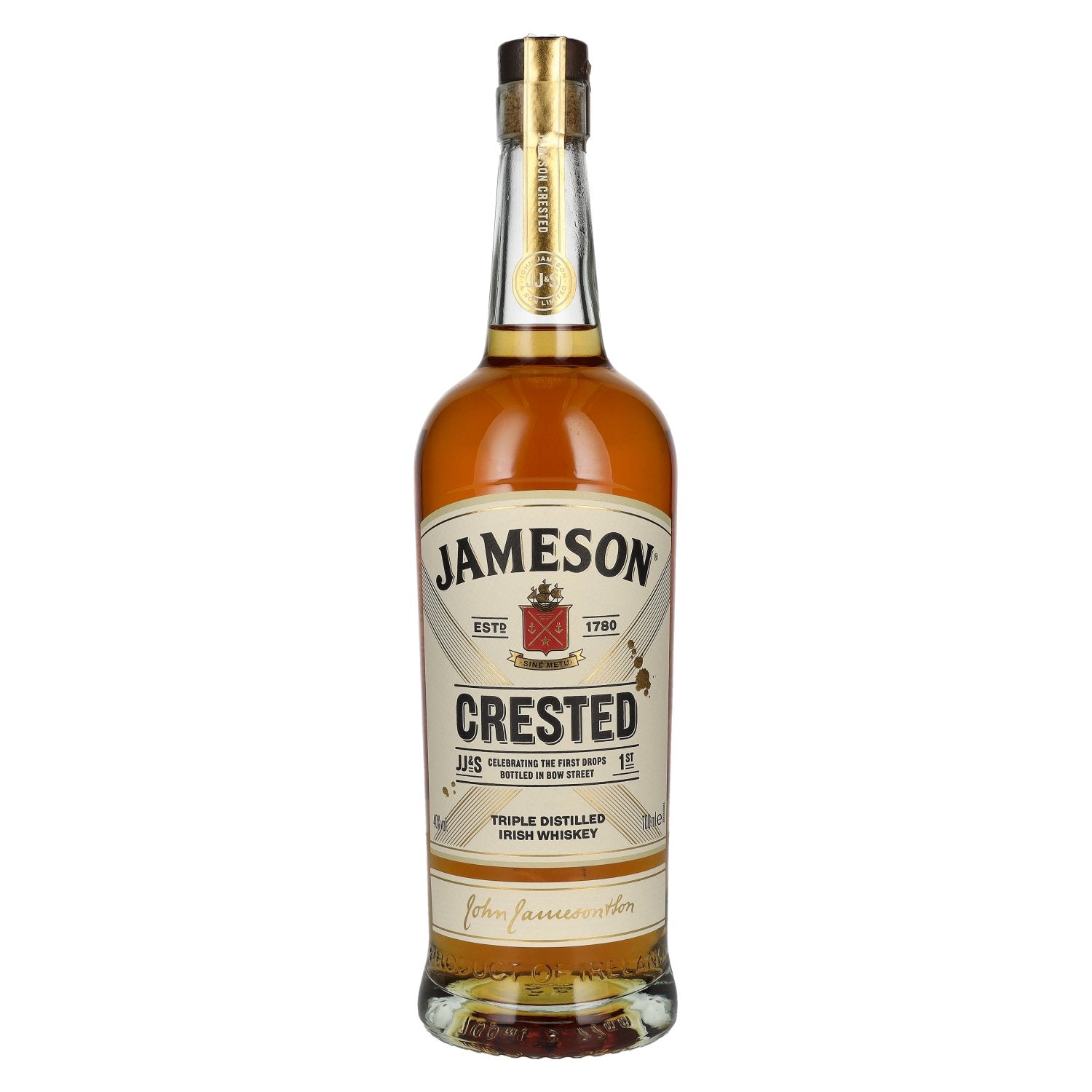 Jameson CRESTED Triple Distilled Irish Whiskey 40% Vol. 0,7l