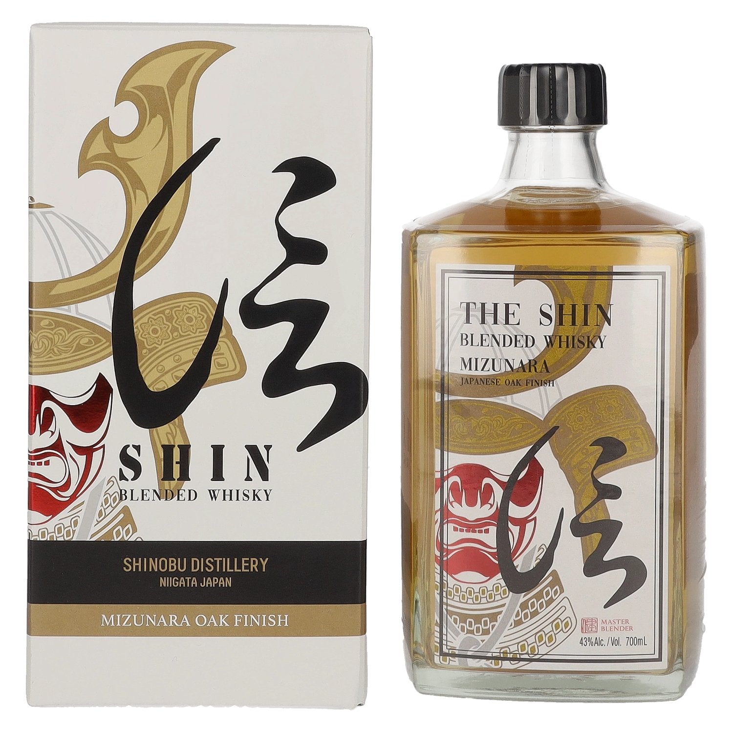 The Shin Blended Whisky MIZUNARA Japanese Oak Finish 43% Vol. 0,7l in Giftbox