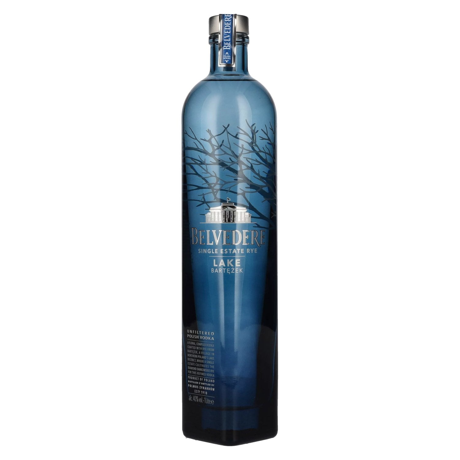 Belvedere Single Estate Rye LAKE BARTÄZEK 40% Vol. 1l