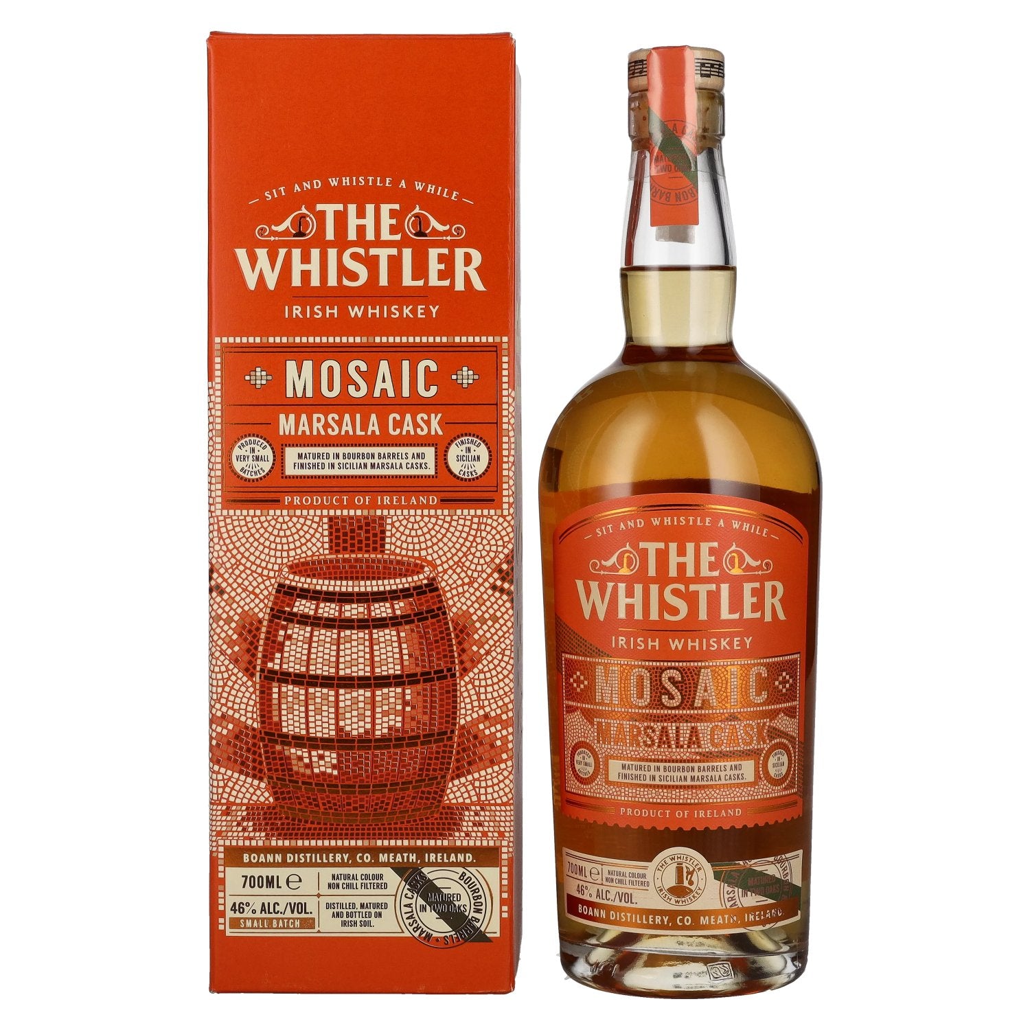 The Whistler Irish Whiskey MOSAIC MARSALA CASK Finish 46% Vol. 0,7l in Giftbox