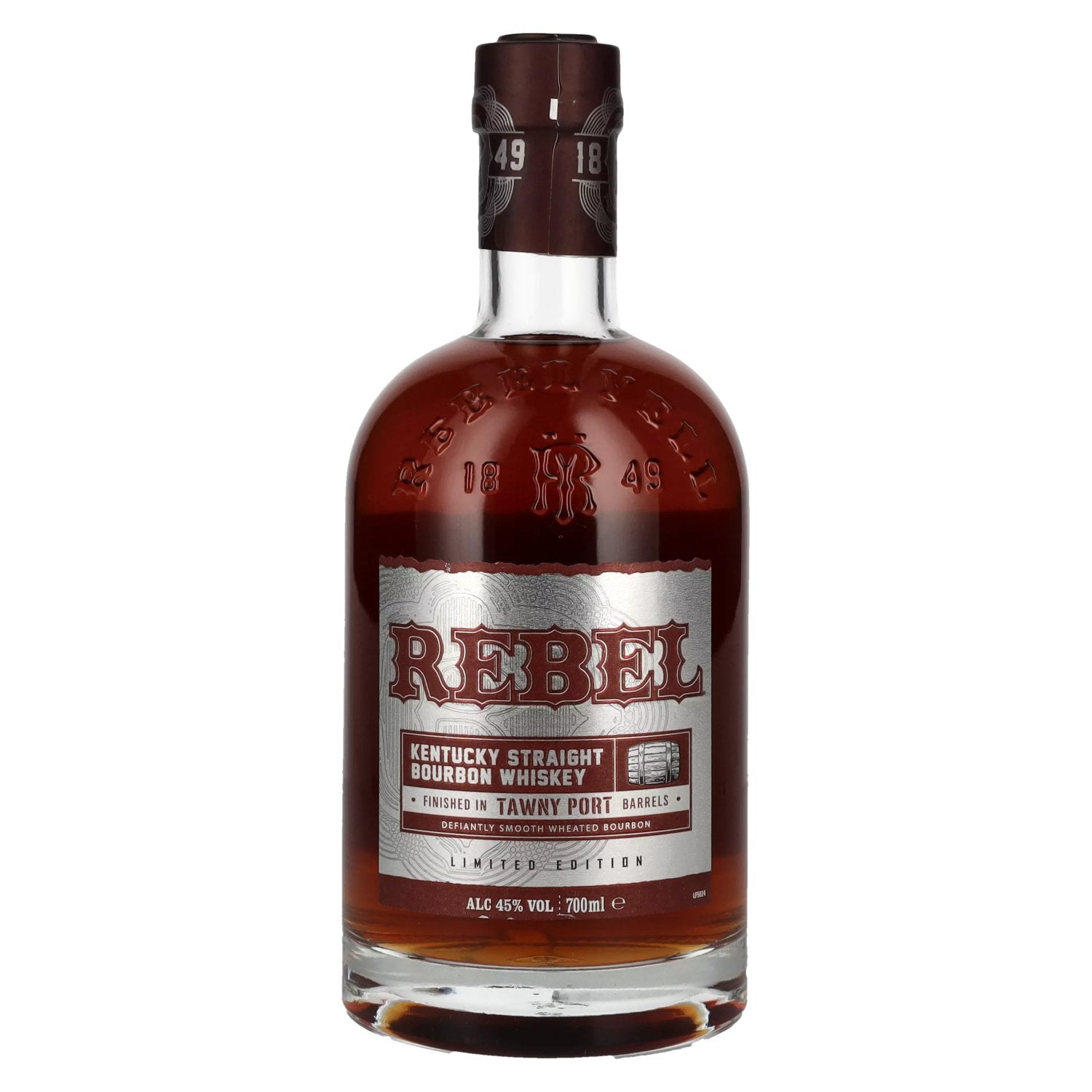 Rebel Kentucky Straight Bourbon Whisky TAWNY PORT Barrel Finish 45% Vol. 0,7l