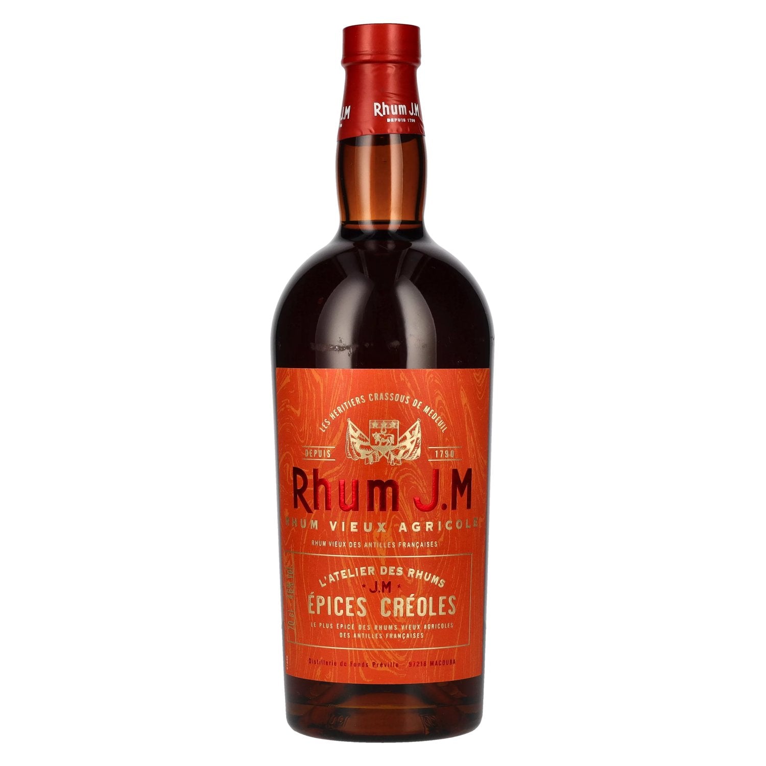 Rhum J.M EPICES CREOLES Rhum Agricole 46% Vol. 0,7l