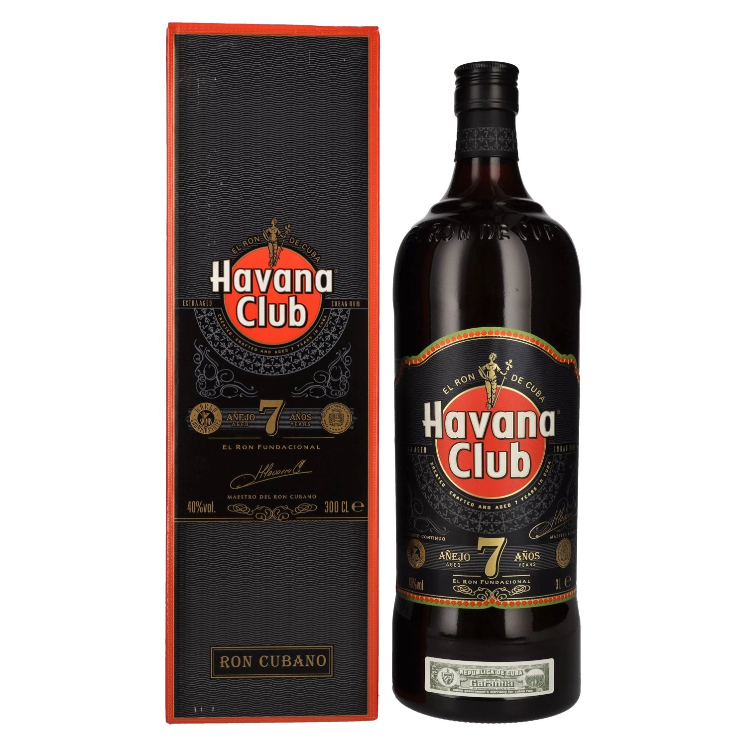 Havana Club Anejo 7 Anos 40% Vol. 3l in Giftbox