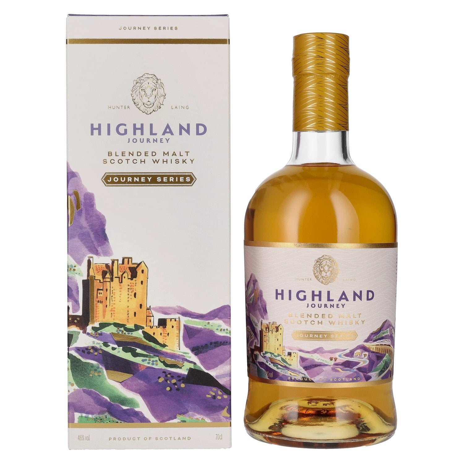 Hunter Laing HIGHLAND JOURNEY SERIES Blended Malt Scotch Whisky 46% Vol. 0,7l in Giftbox