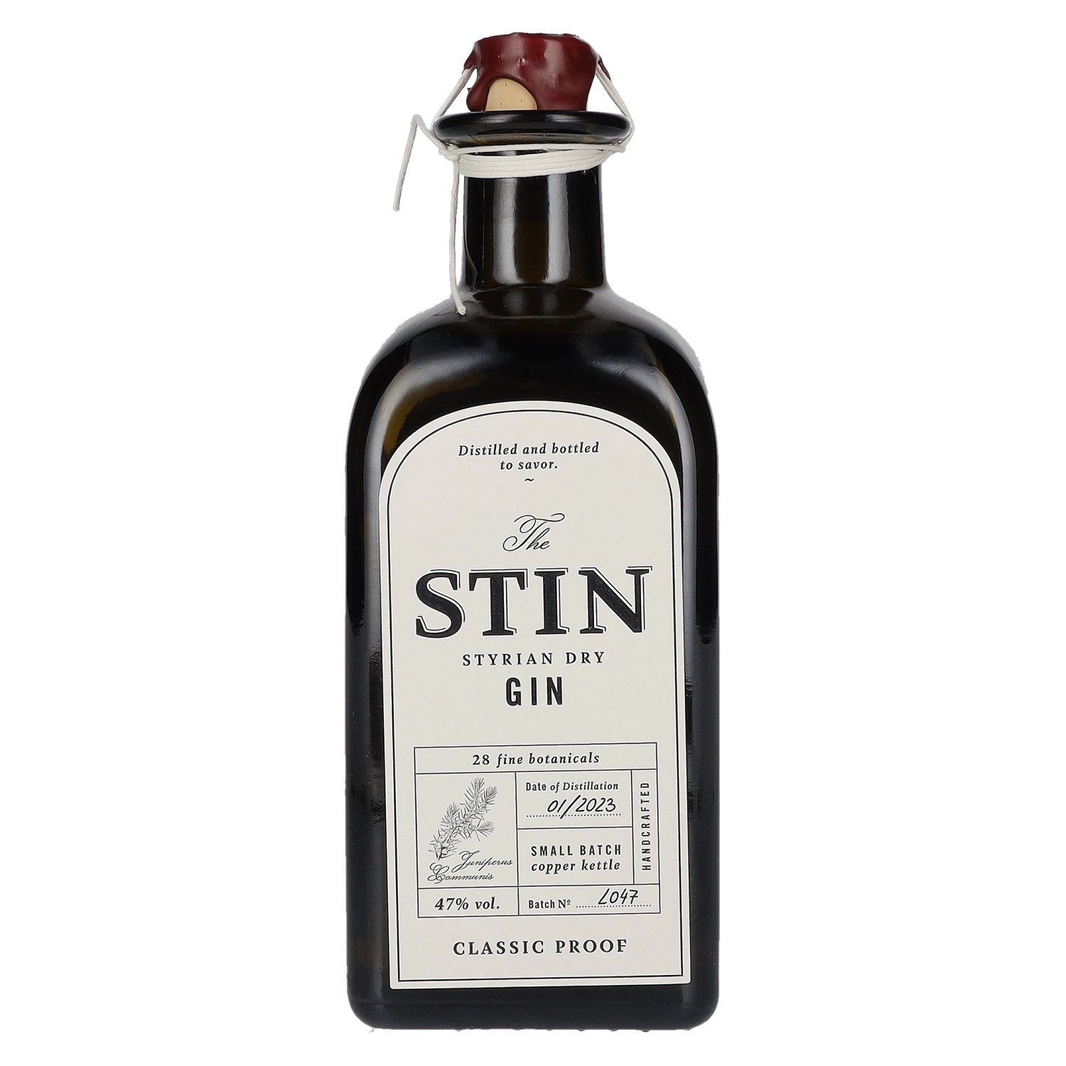 The STIN Styrian Dry Gin 47% Vol. 0,5l