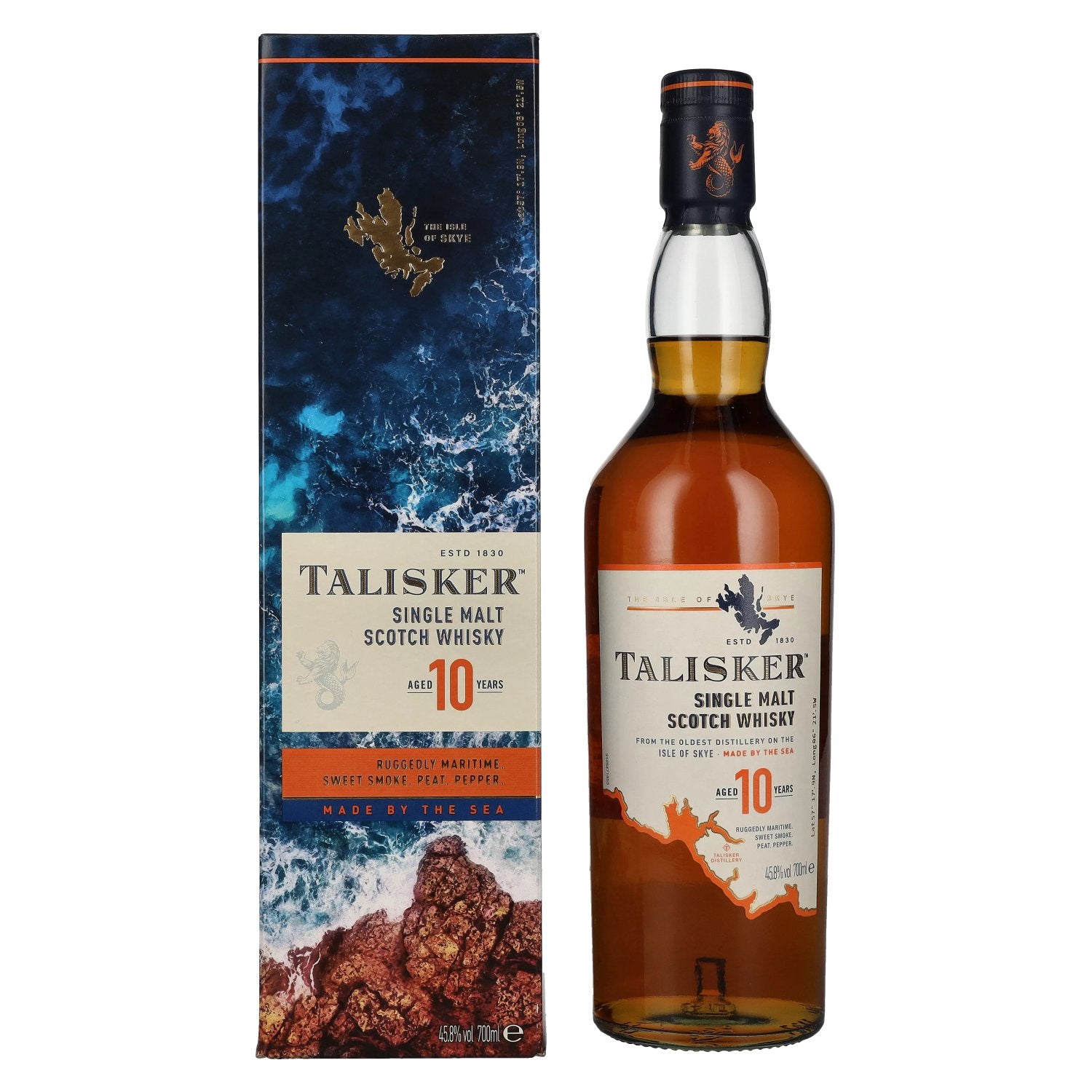 Talisker 10 Years Old Single Malt Whisky 45,8% Vol. 0,7l in Giftbox