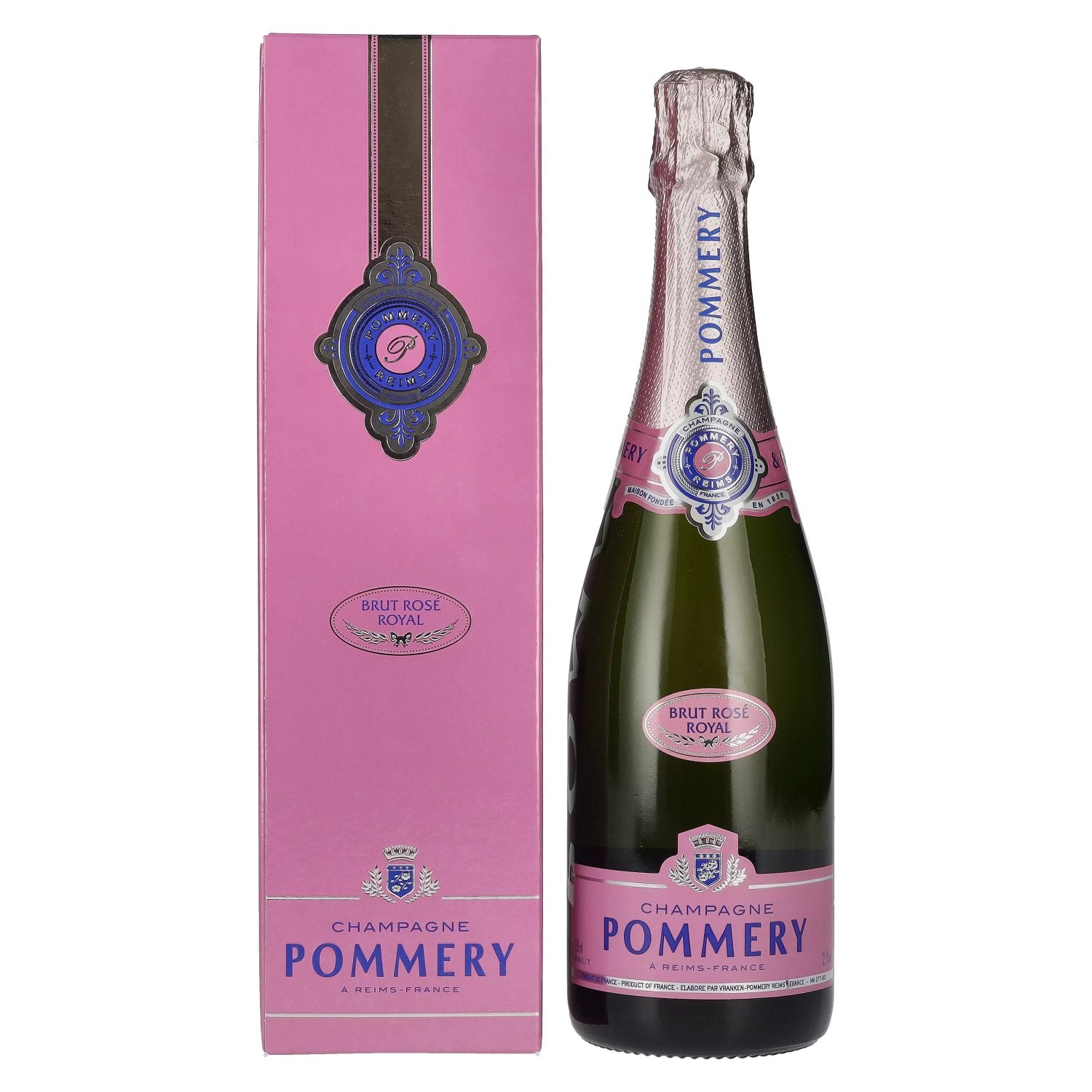 Pommery Brut Rose Champagne 12,5% Vol. 0,75l in Giftbox