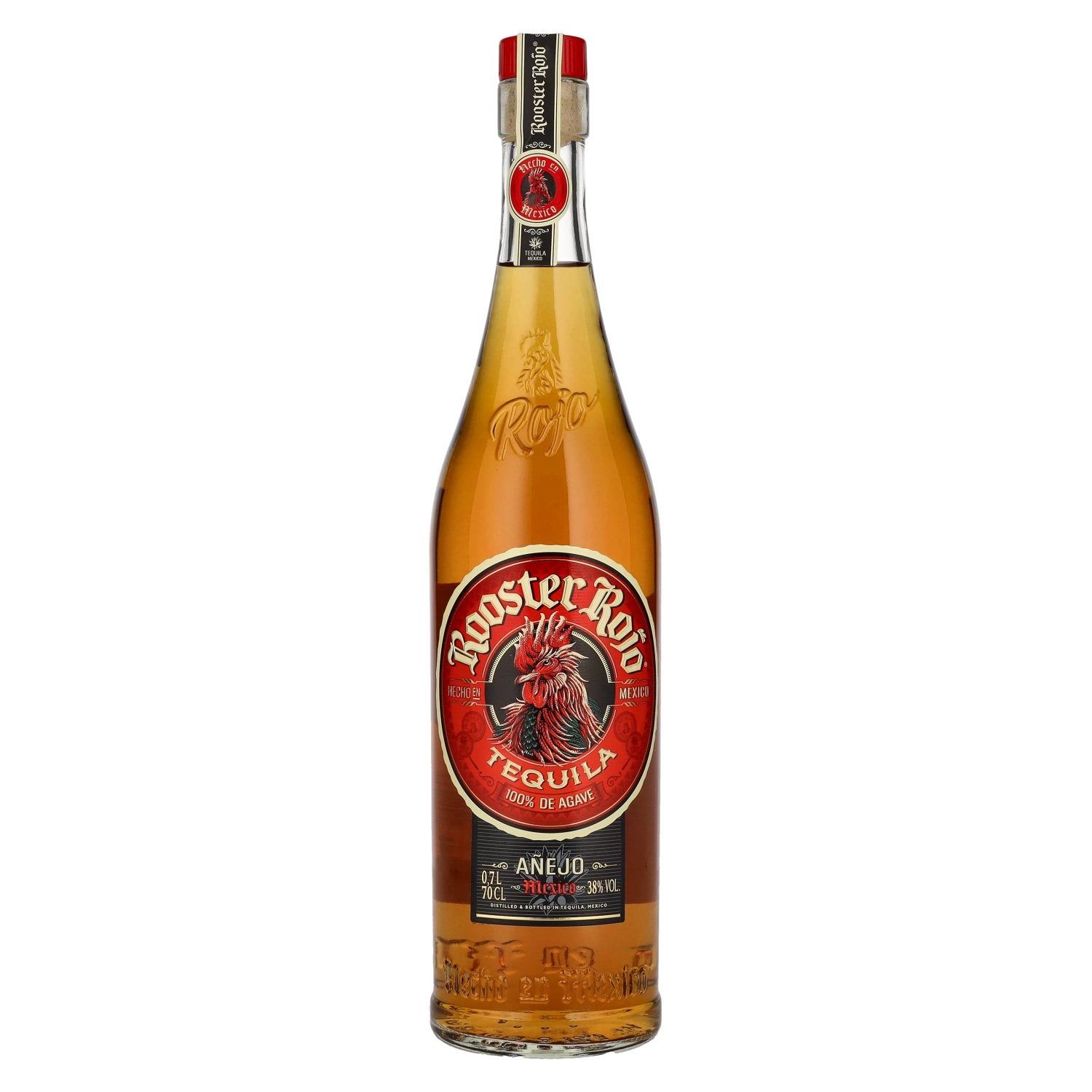 Rooster Rojo ANEJO Tequila 100% de Agave 38% Vol. 0,7l