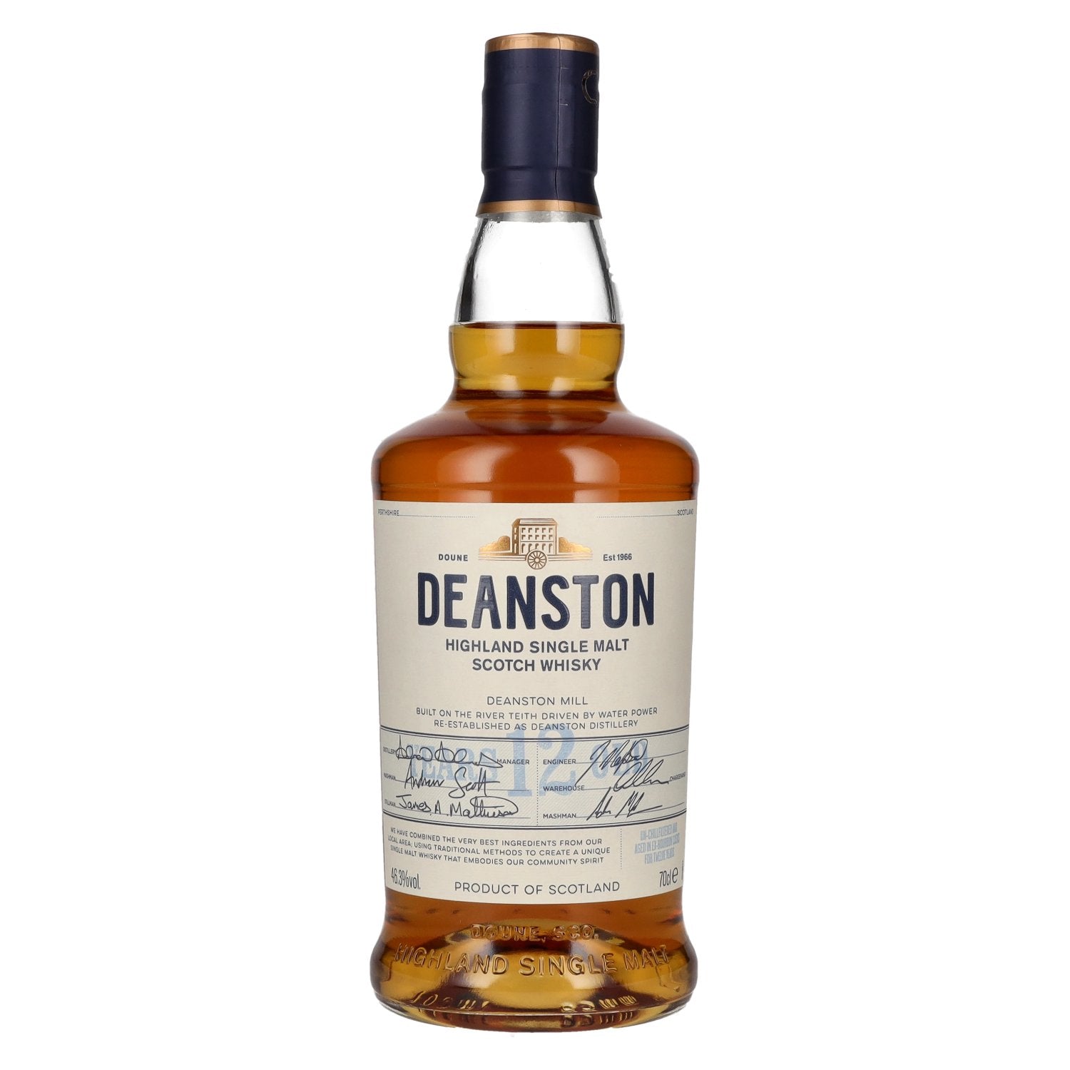 Deanston 12 Years Old Highland Single Malt 46,3% Vol. 0,7l