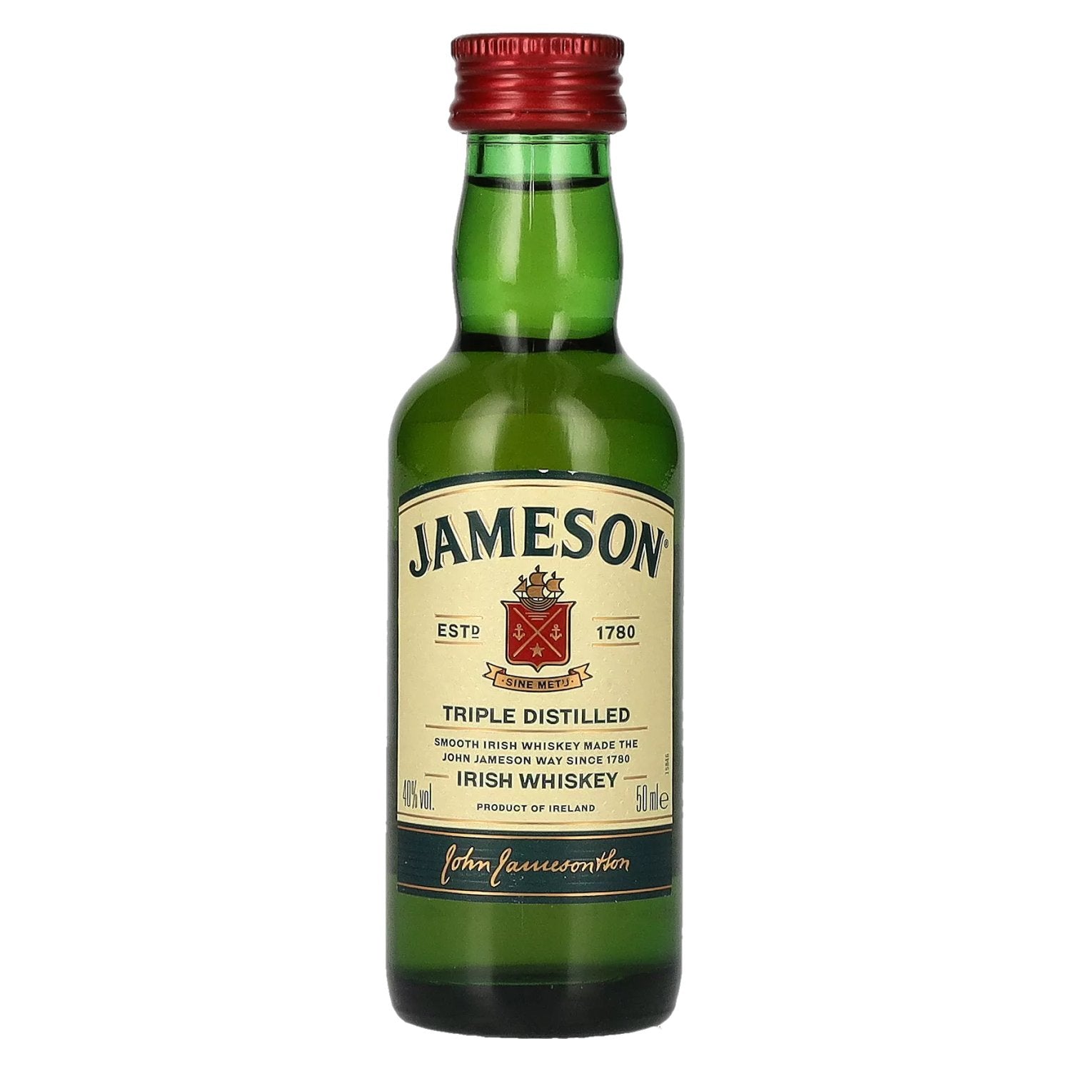 Jameson Triple Distilled Irish Whiskey 40% Vol. 0,05l