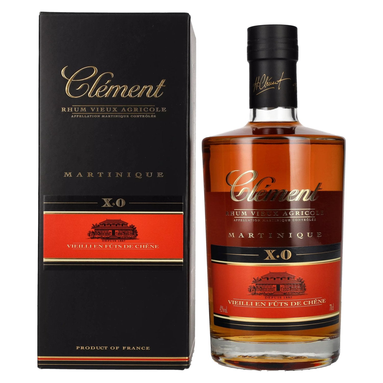 Clement Rhum Vieux Agricole X.O 42% Vol. 0,7l in Giftbox