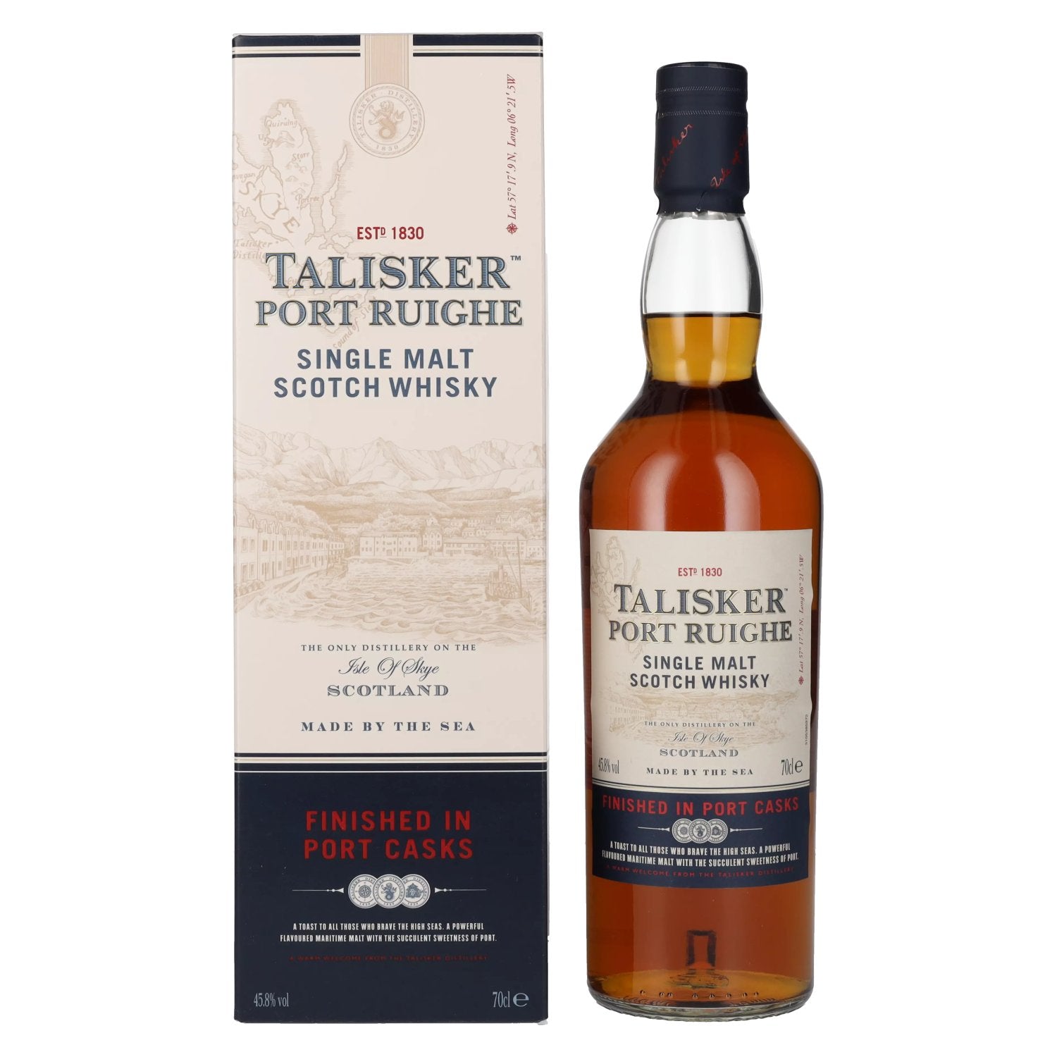 Talisker PORT RUIGHE Single Malt Scotch Whisky 45,8% Vol. 0,7l in Giftbox