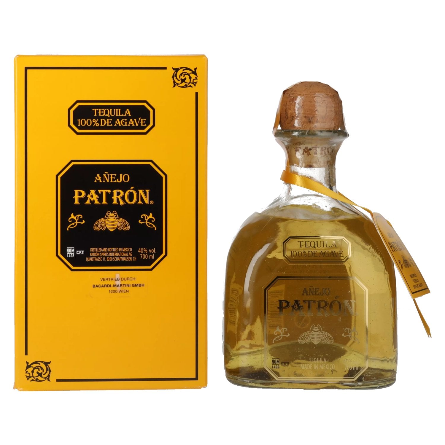 Patron Tequila Anejo 40% Vol. 0,7l in Giftbox