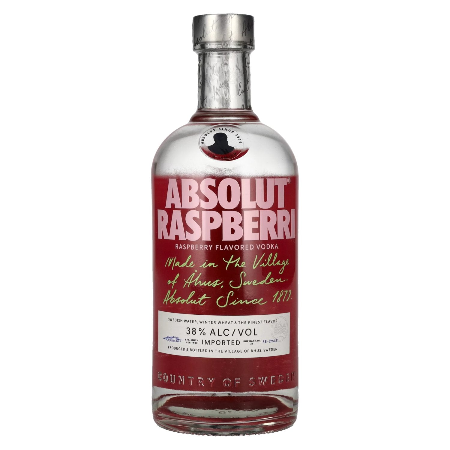 Absolut RASPBERRY Flavored Vodka 38% Vol. 0,7l