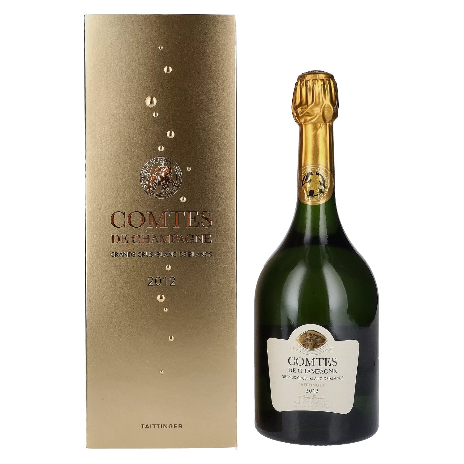 Taittinger COMTES DE CHAMPAGNE Blanc de Blancs Brut 2012 12,5% Vol. 0,75l in Giftbox