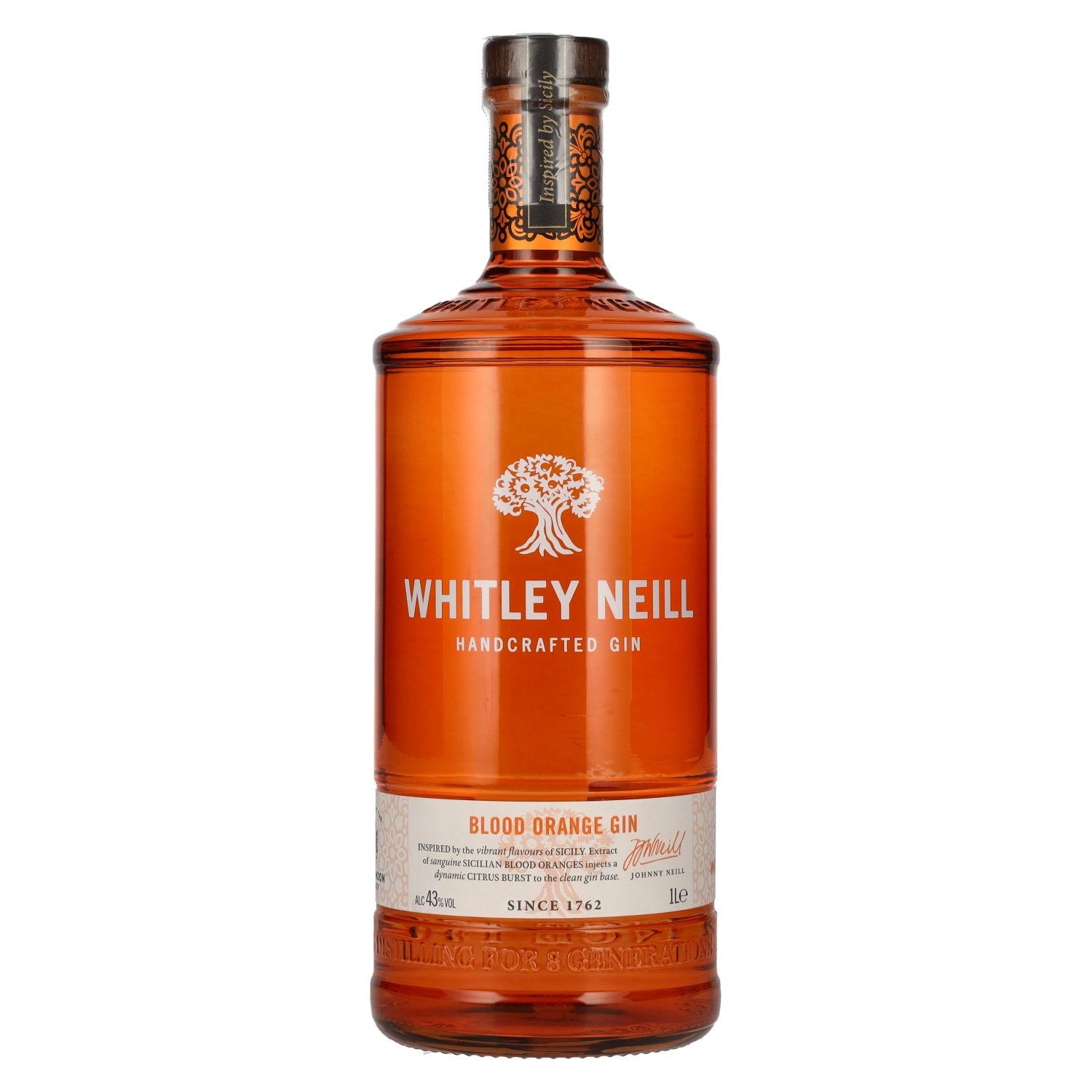 Whitley Neill BLOOD ORANGE GIN 43% Vol. 1l