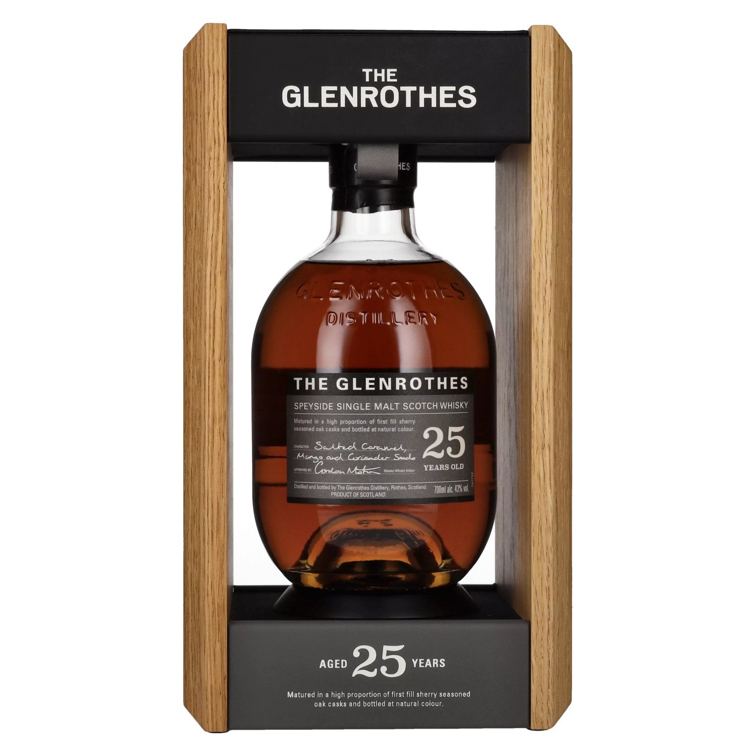 The Glenrothes 25 Years Old Speyside Single Malt 43% Vol. 0,7l in Giftbox