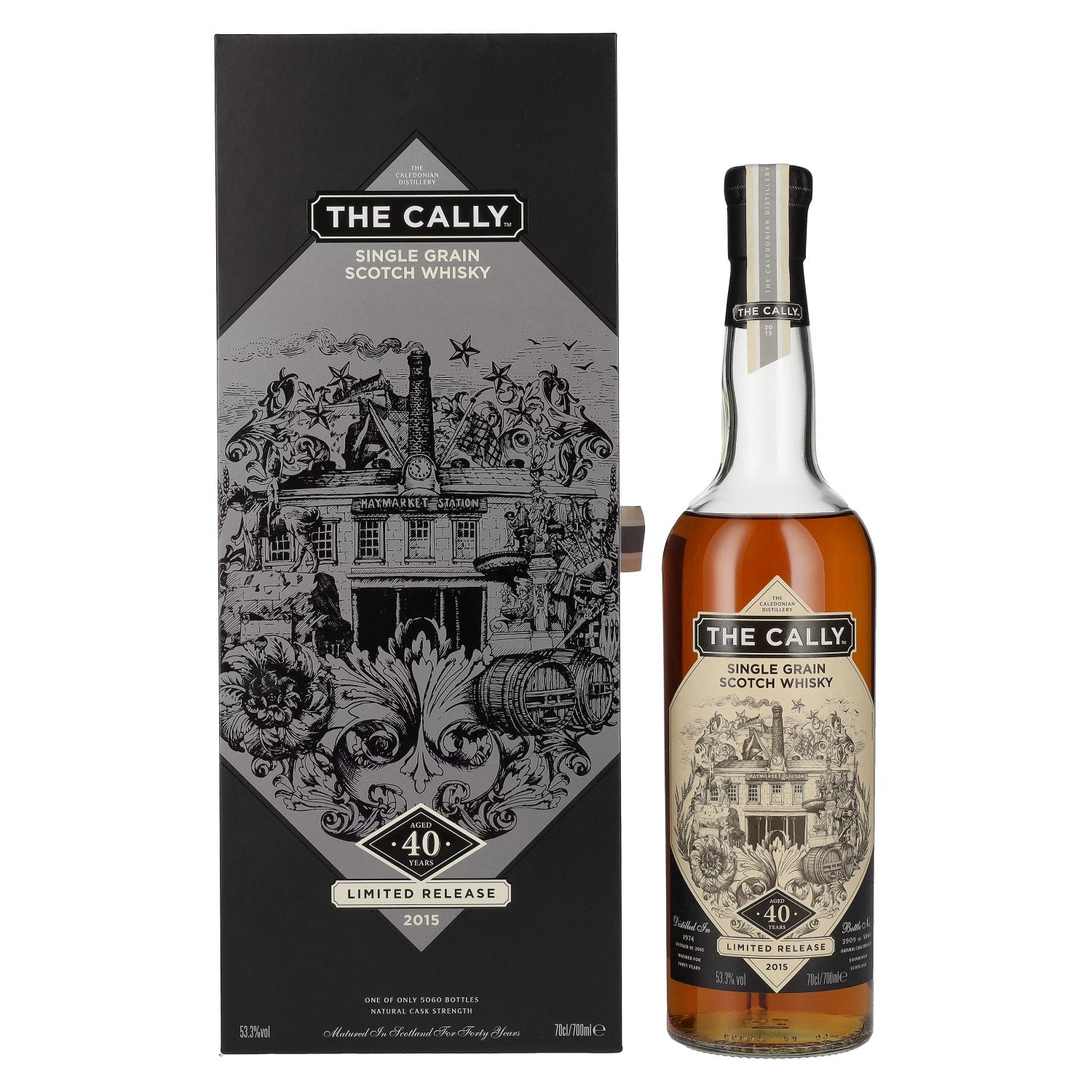 Caledonian The Cally 40 Years Old Limited Release 2015 53,3% Vol. 0,7l in Giftbox