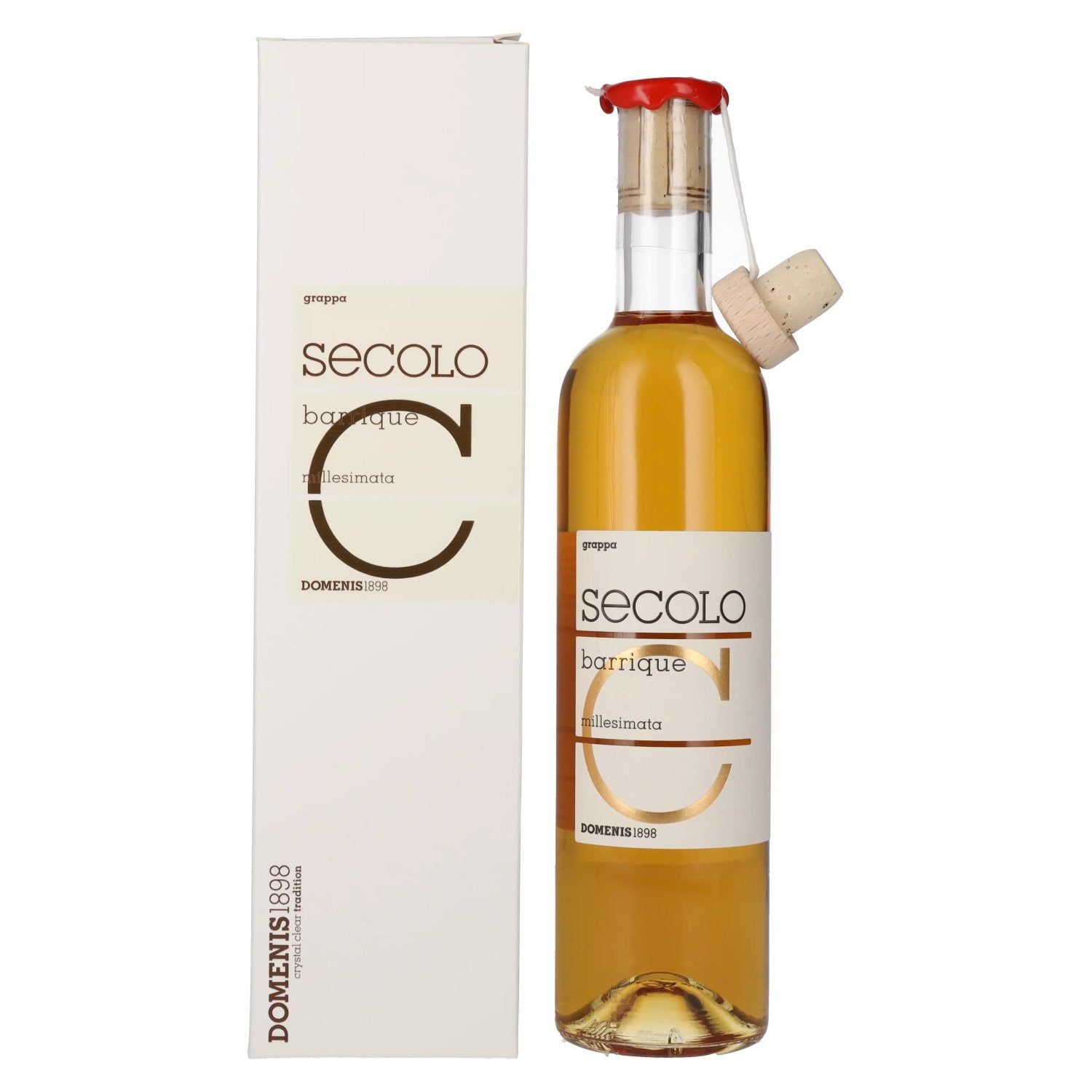 Domenis 1898 SECOLO Barrique Millesimata Grappa 60% Vol. 0,5l in Giftbox