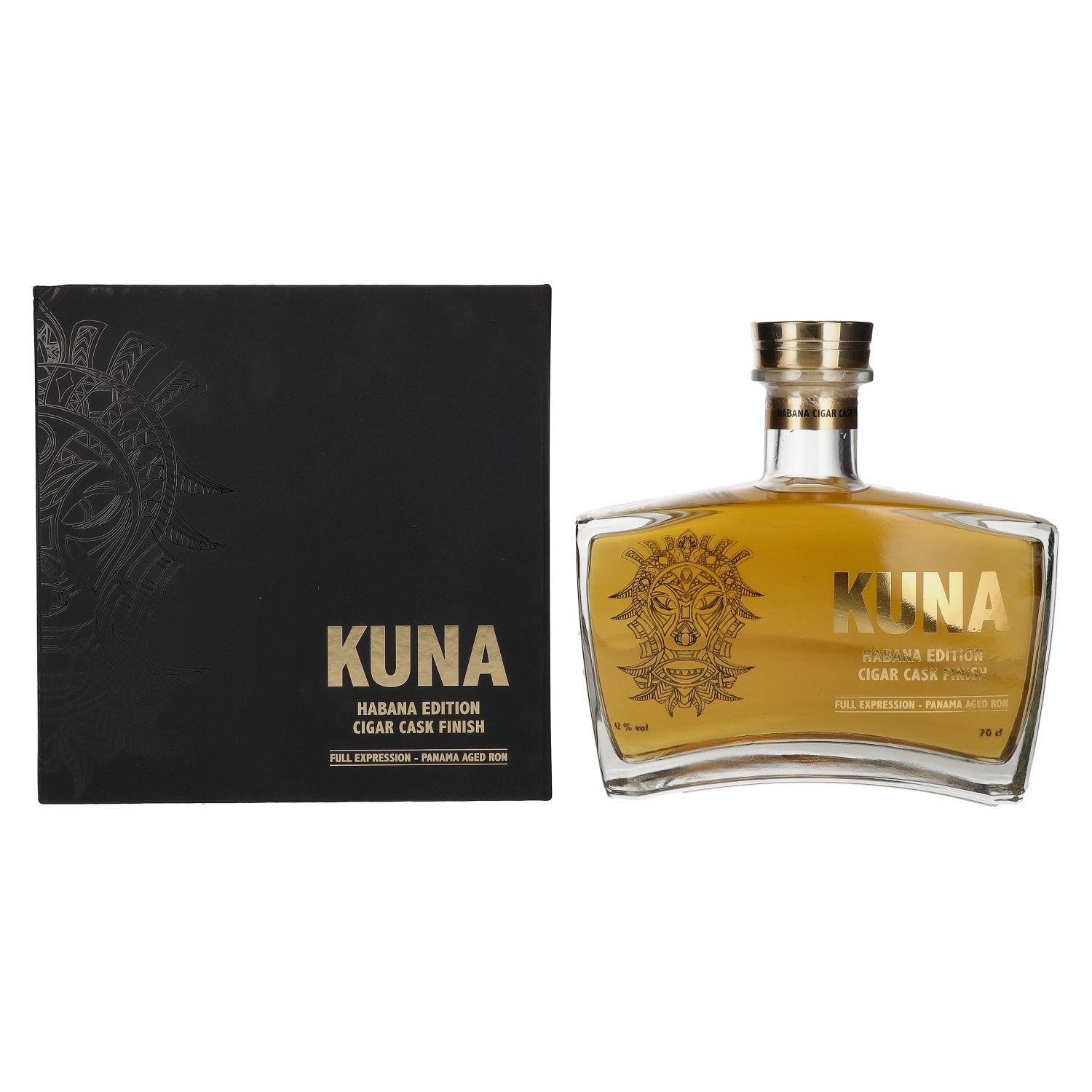 Kuna Panama Aged Ron Habana Edition Cigar Cask Finish 42% Vol. 0,7l in Giftbox