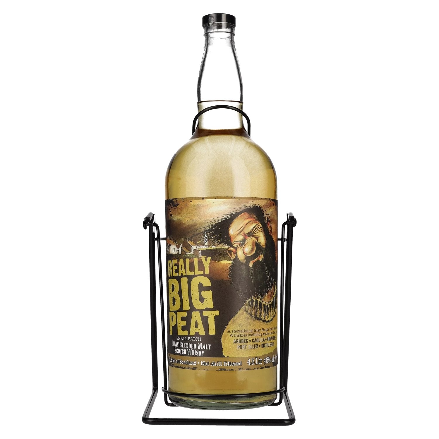 Douglas Laing BIG PEAT Islay Blended Malt 46% Vol. 4,5l with Schwenkstaender