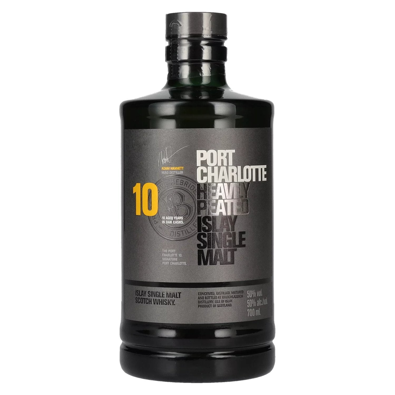 Port Charlotte 10 Years Old Heavily Peated Islay Single Malt 50% Vol. 0,7l